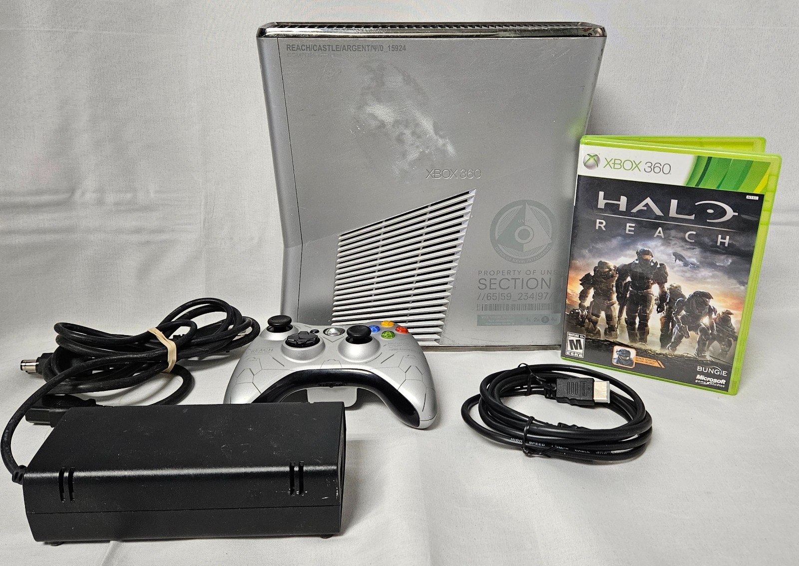 Microsoft Xbox 360 Halo Reach Limited Edition 4GB Console TESTED SEE PHOTOS