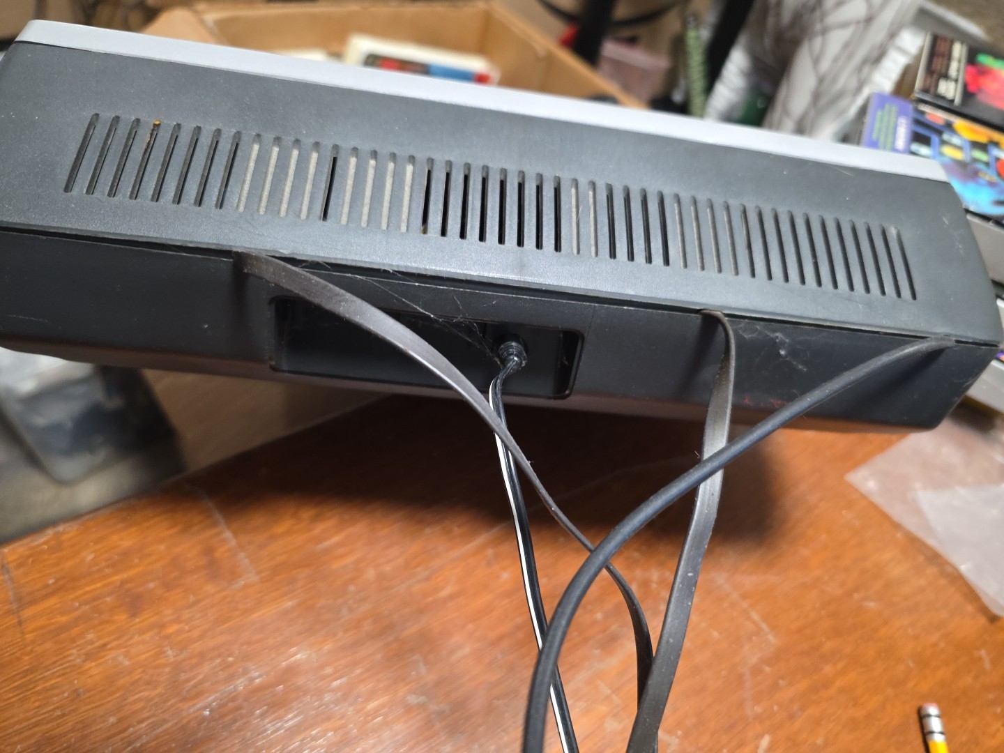 Magnavox Odyssey 2 Microprocessor Video Game System with Game and controls.