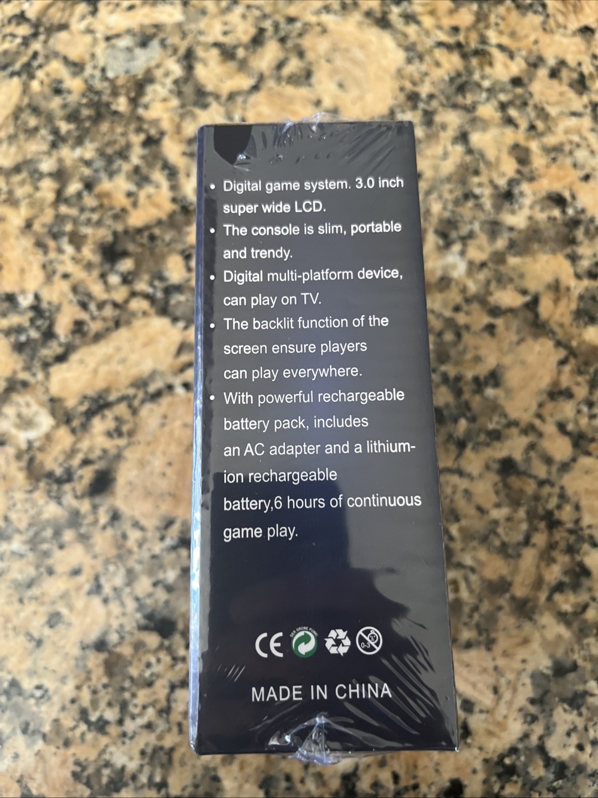 Game Box Plus- Hand Held Game System, Rechargeable Battery Brand New