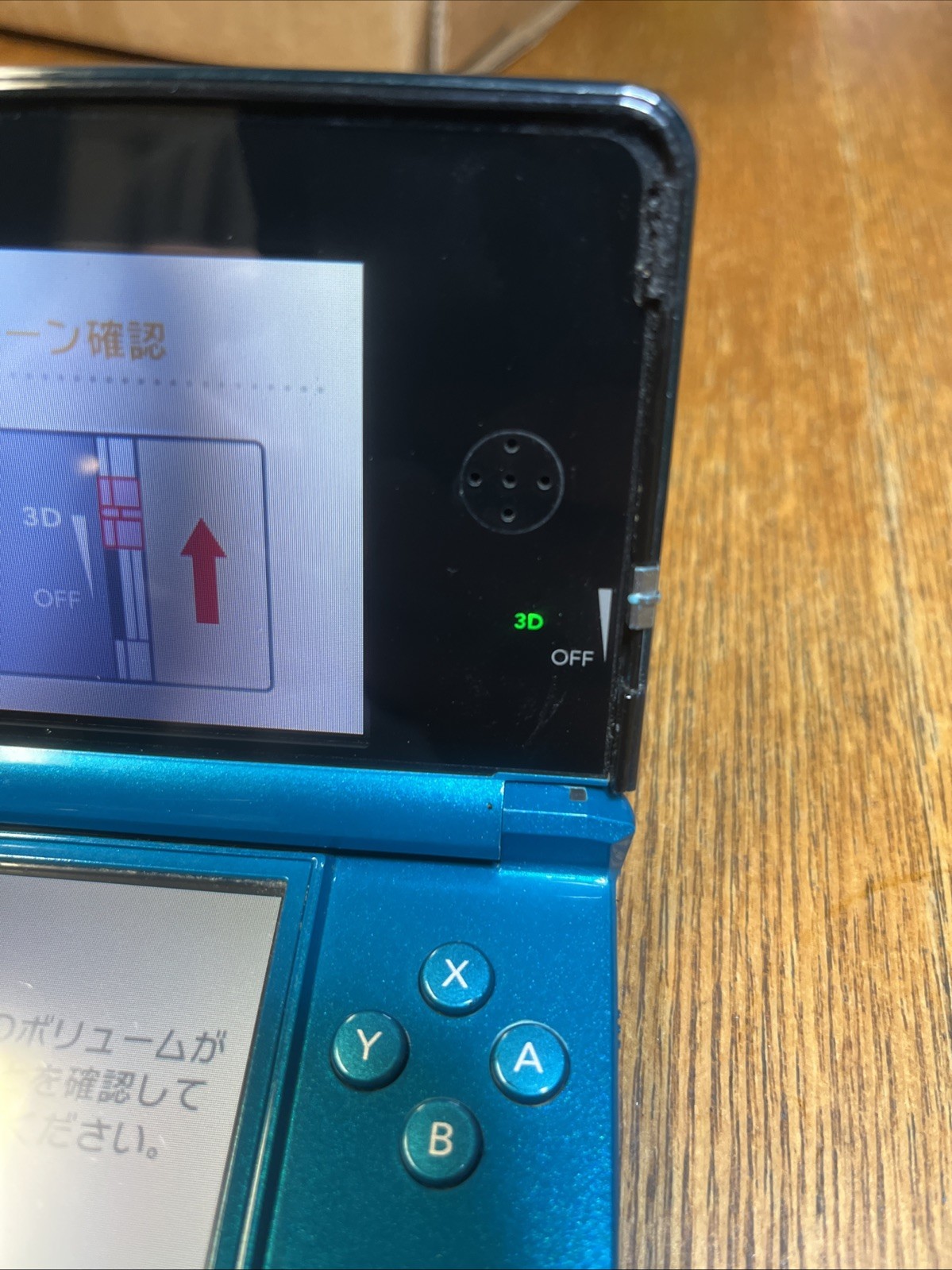 Original Nintendo 3DS Handheld System Aqua Blua (Great Used Condition) Japanese