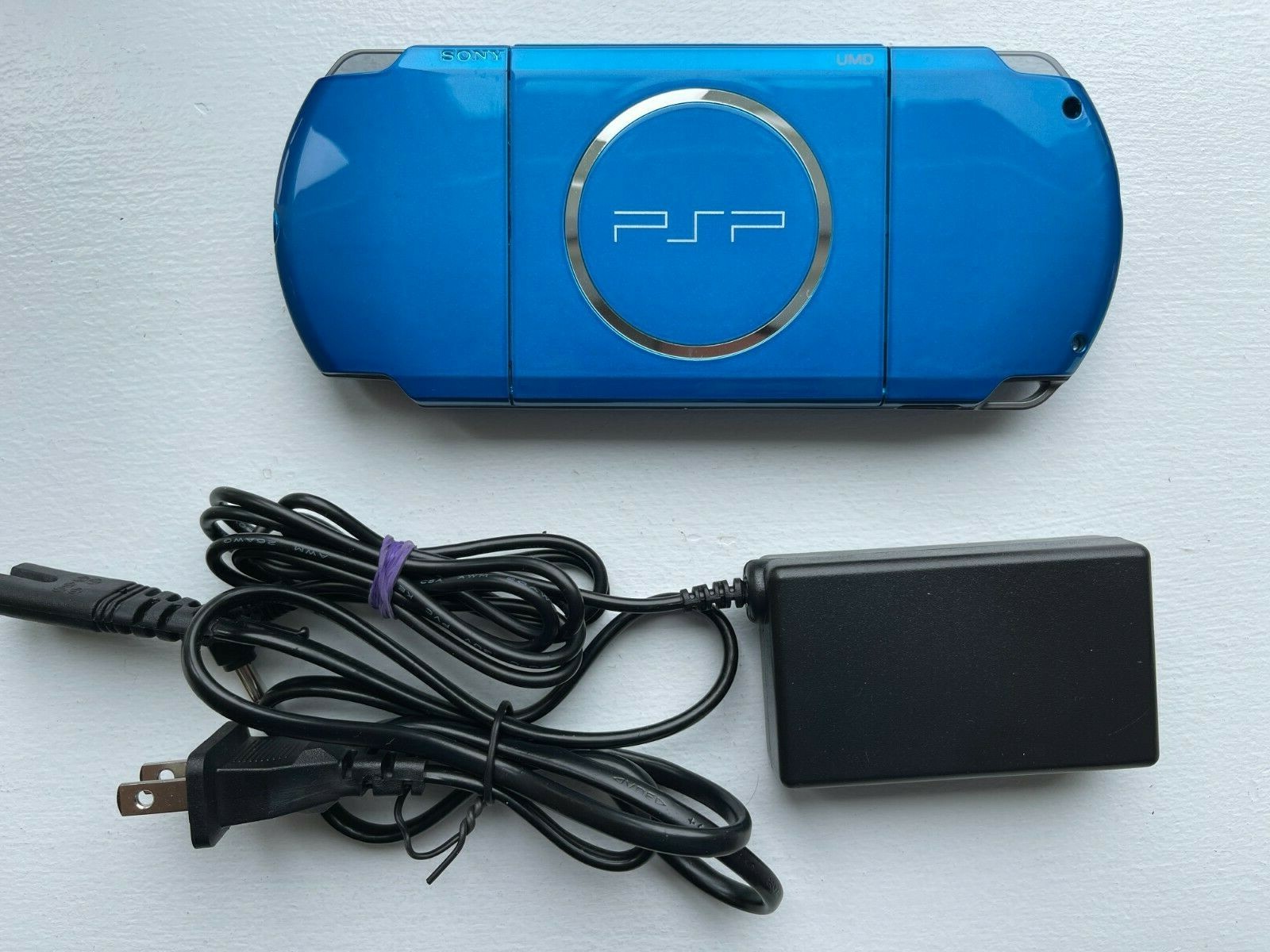 PSP 3000 Vibrant Blue – Good Condition – OEM Japan Import US Seller