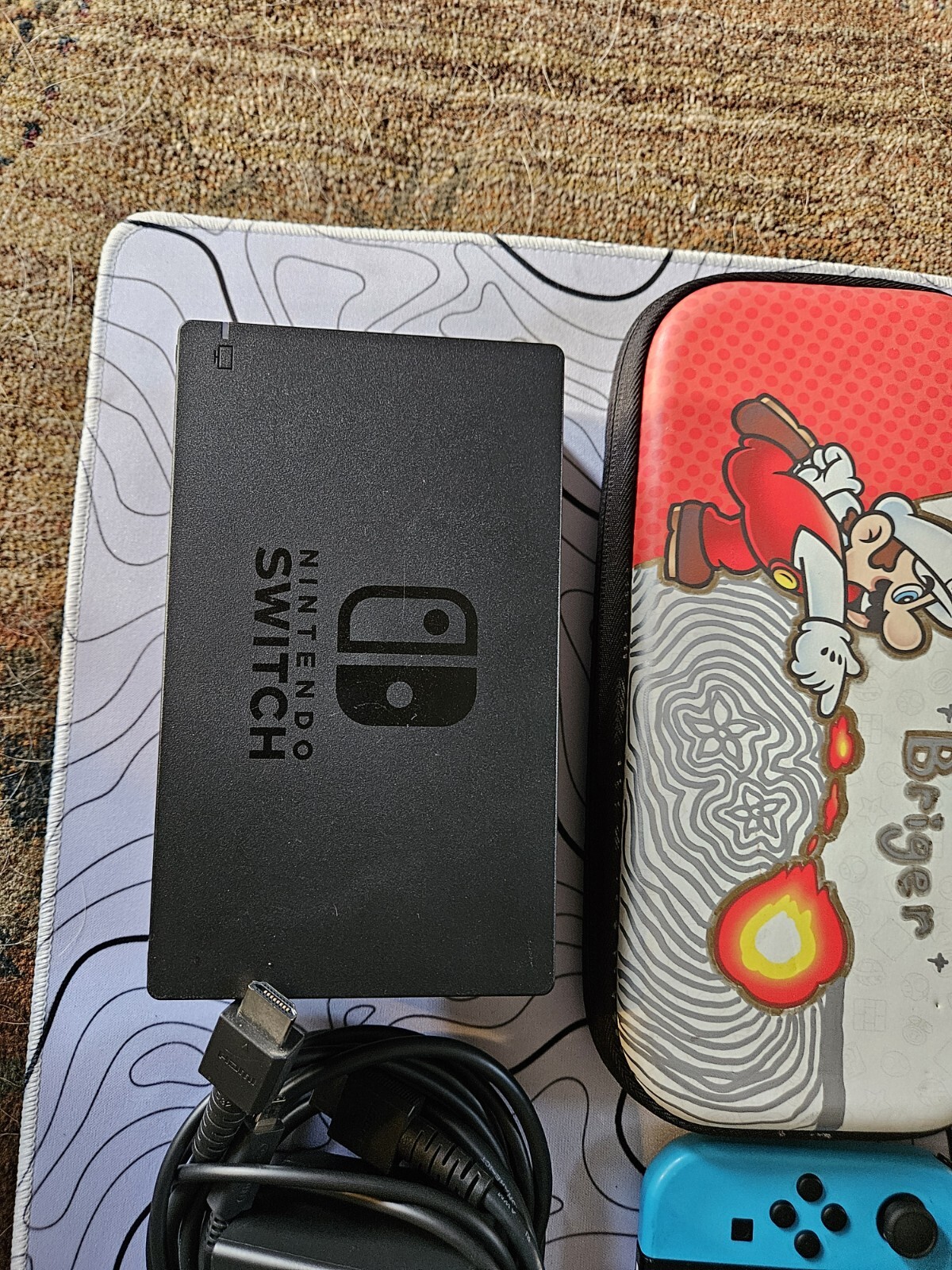 nintendo switch, 2 Games, Controller, Headphones, Cases, Charger And Port