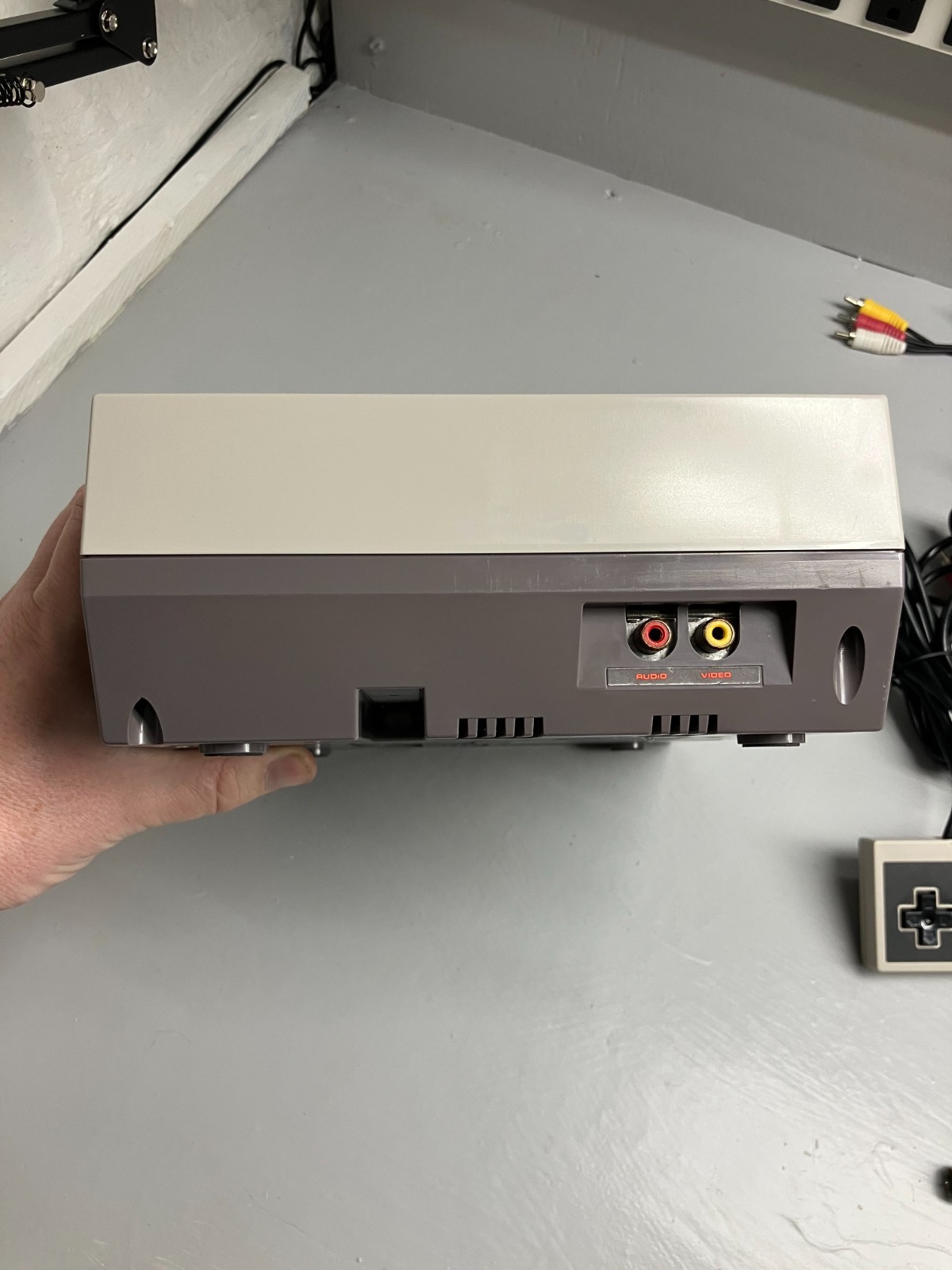 NES Nintendo Starter Bundle with 2 Controllers, Cords, and a Game