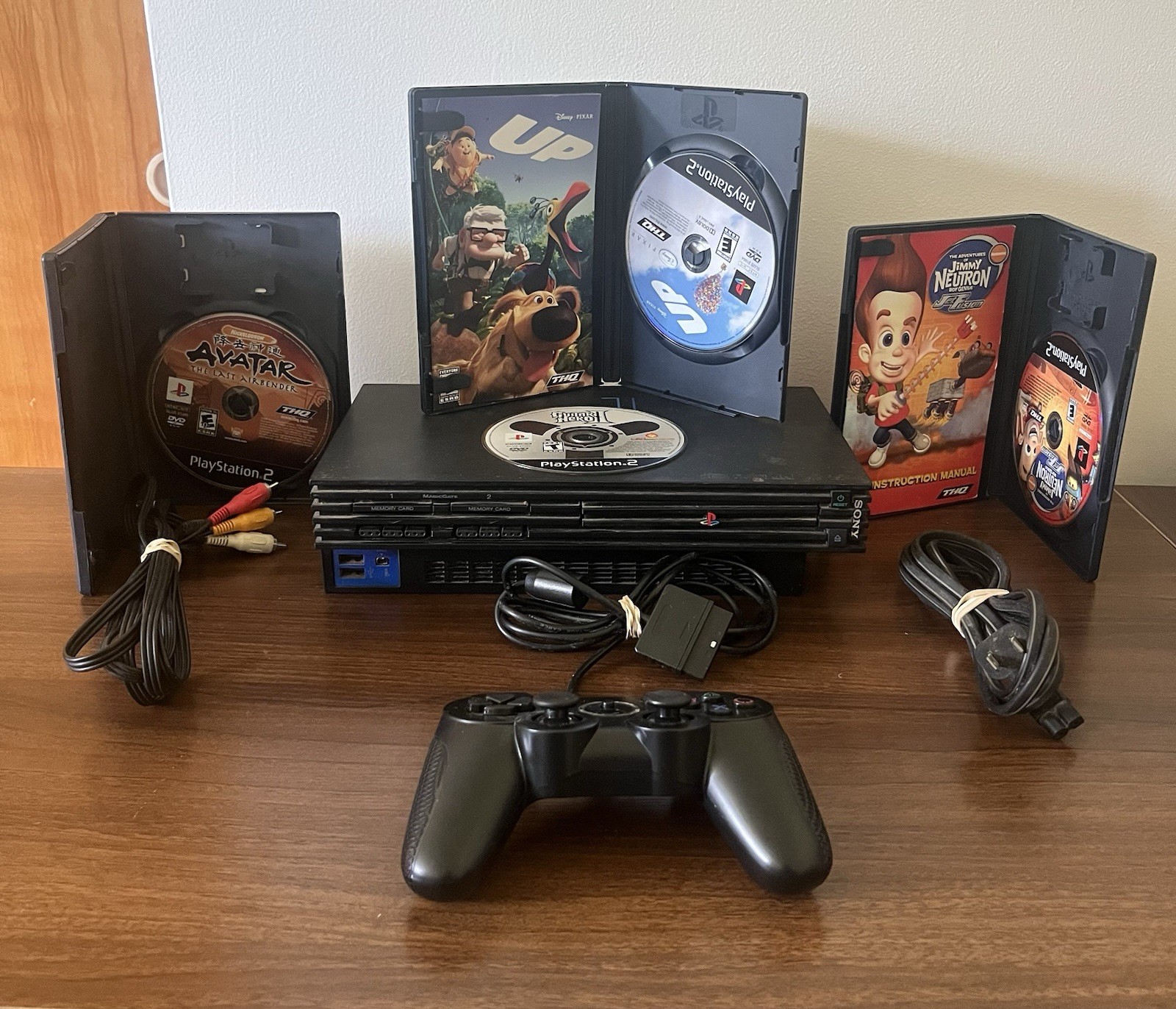 PlayStation 2 PS2 – Sony- Black Console w/ Controller & Cables
