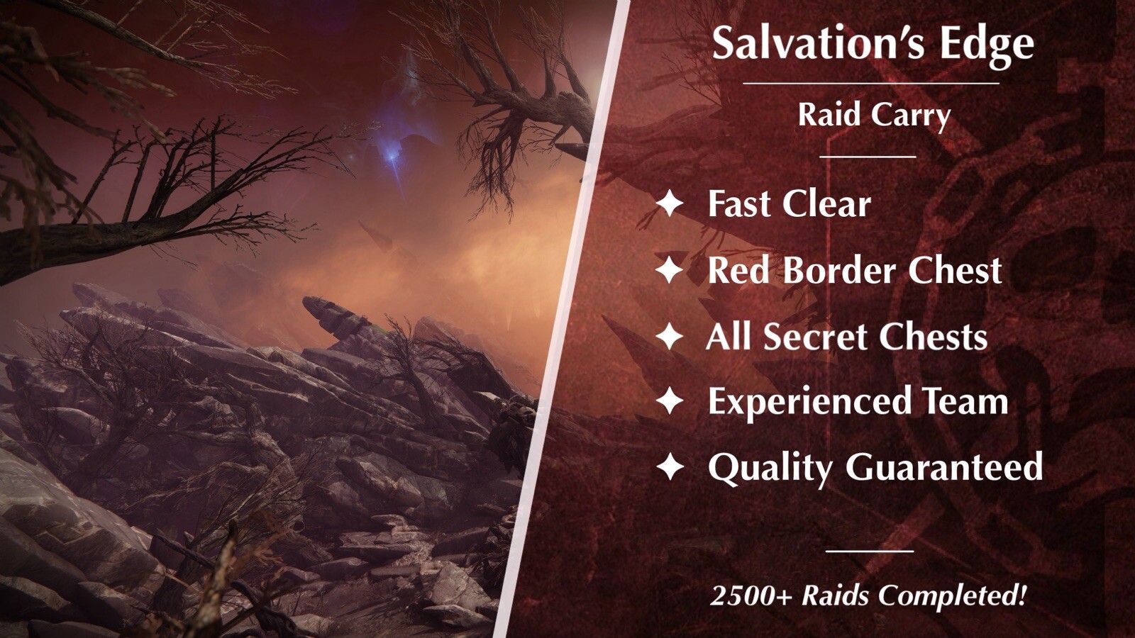 Salvations Edge (Final Shape Raid) — Carry (Any Platform)