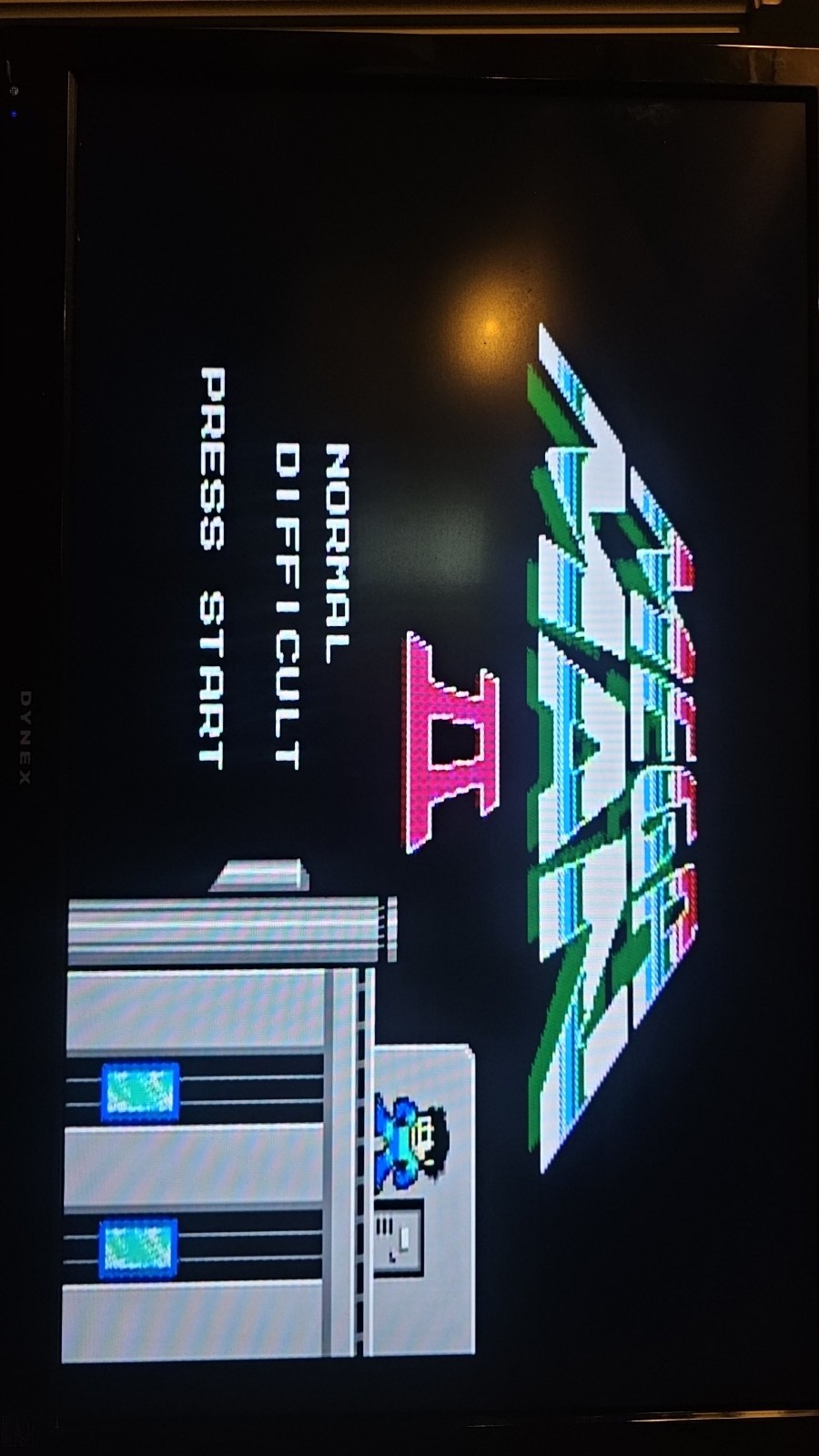Original NES Console With Controllers, Hookups, Guns, Joysticks And Mega Man 2