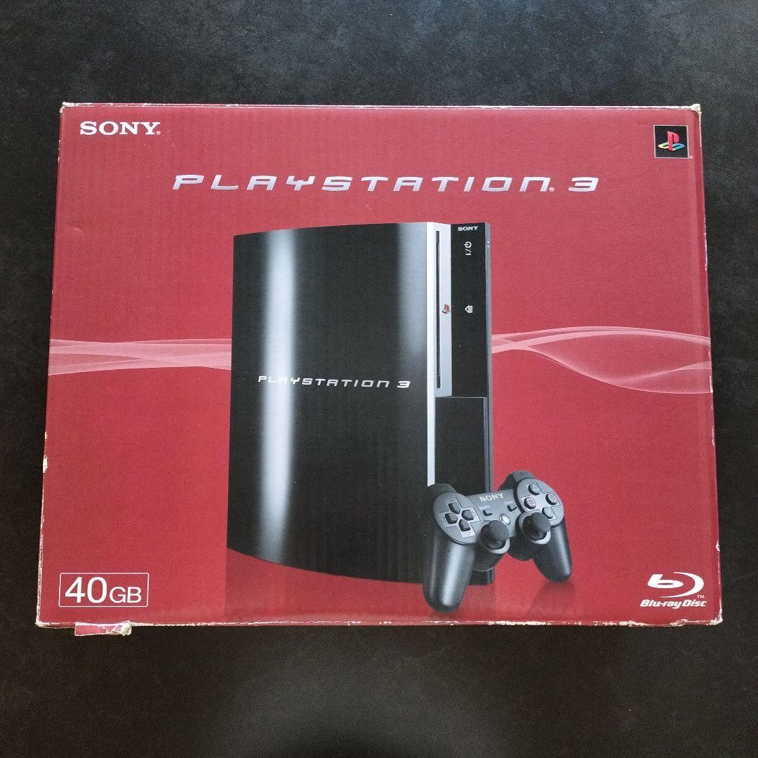 Sony PlayStation 3 CECHH00 40GB Black Console Boxed PS3 System Japan Rare