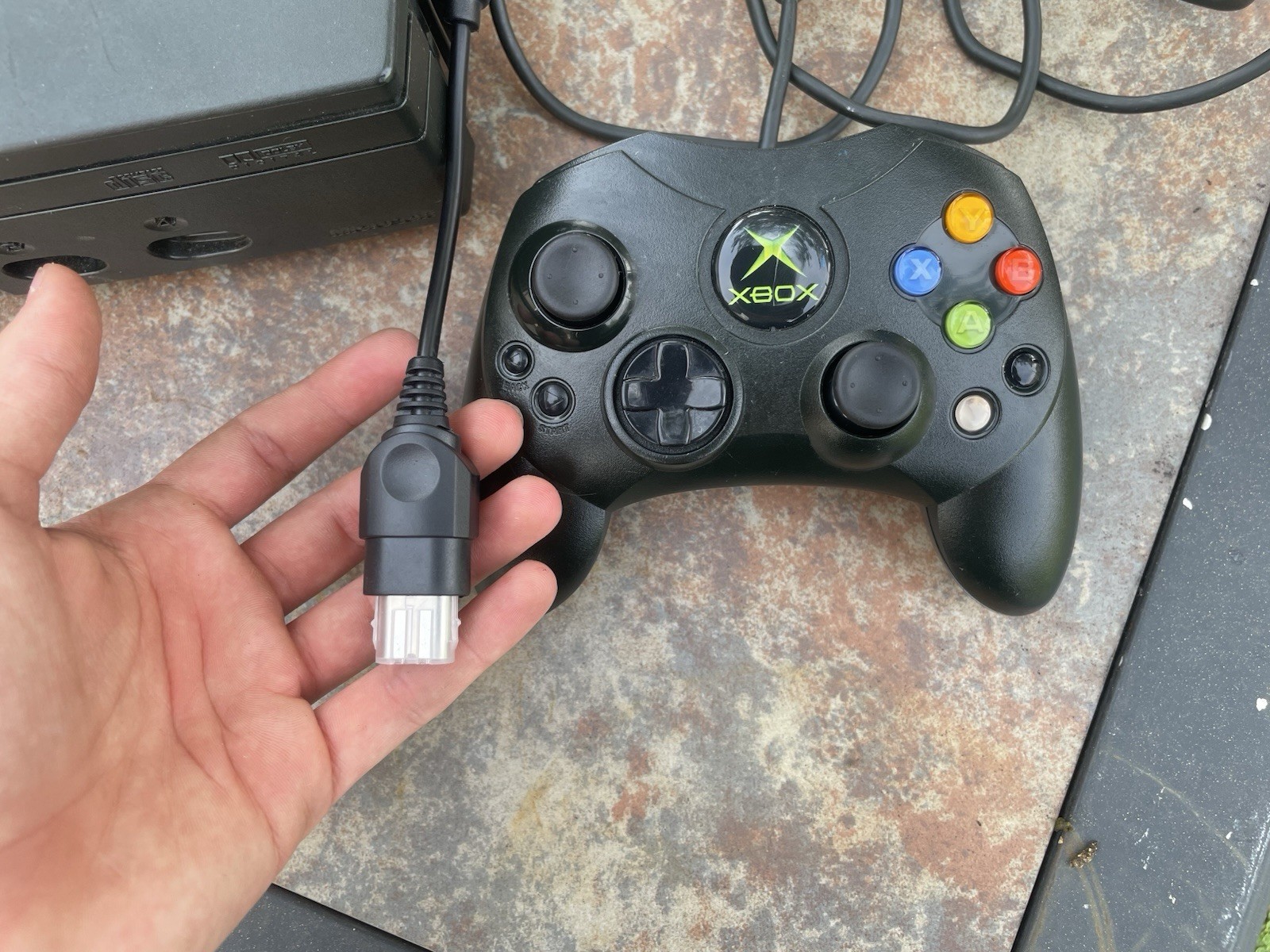 Original Xbox Microsoft Console Tested And Working With Controller