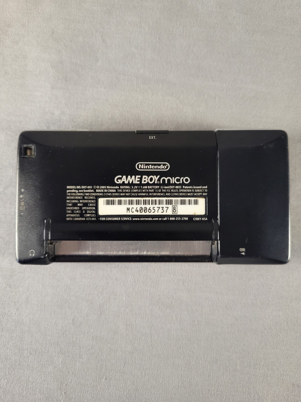 GameBoy Advance GBA Micro Handheld System – OXY-001 – Faceplates/Charger Tested!