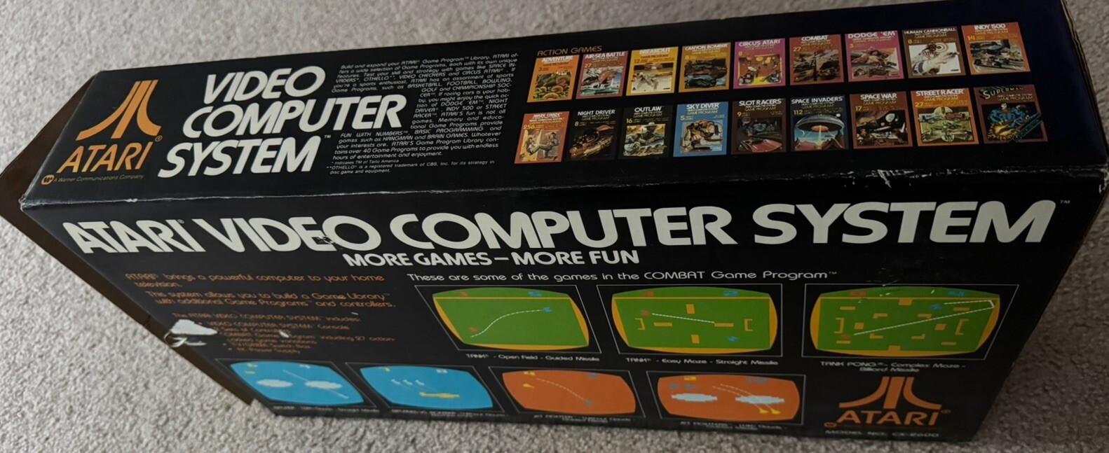 RARE Prestine Condition Atari CX-2600 Video Computer System Console 1982 Box See