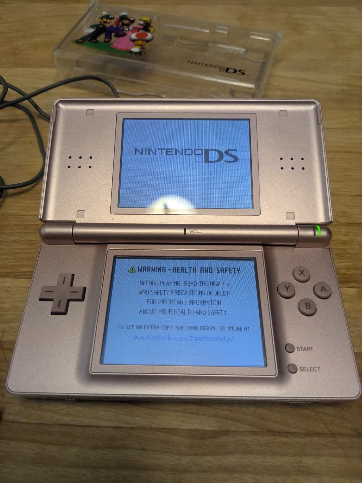Nintendo DS Lite Handheld Console with Stylus and Wall Charger – Metallic…