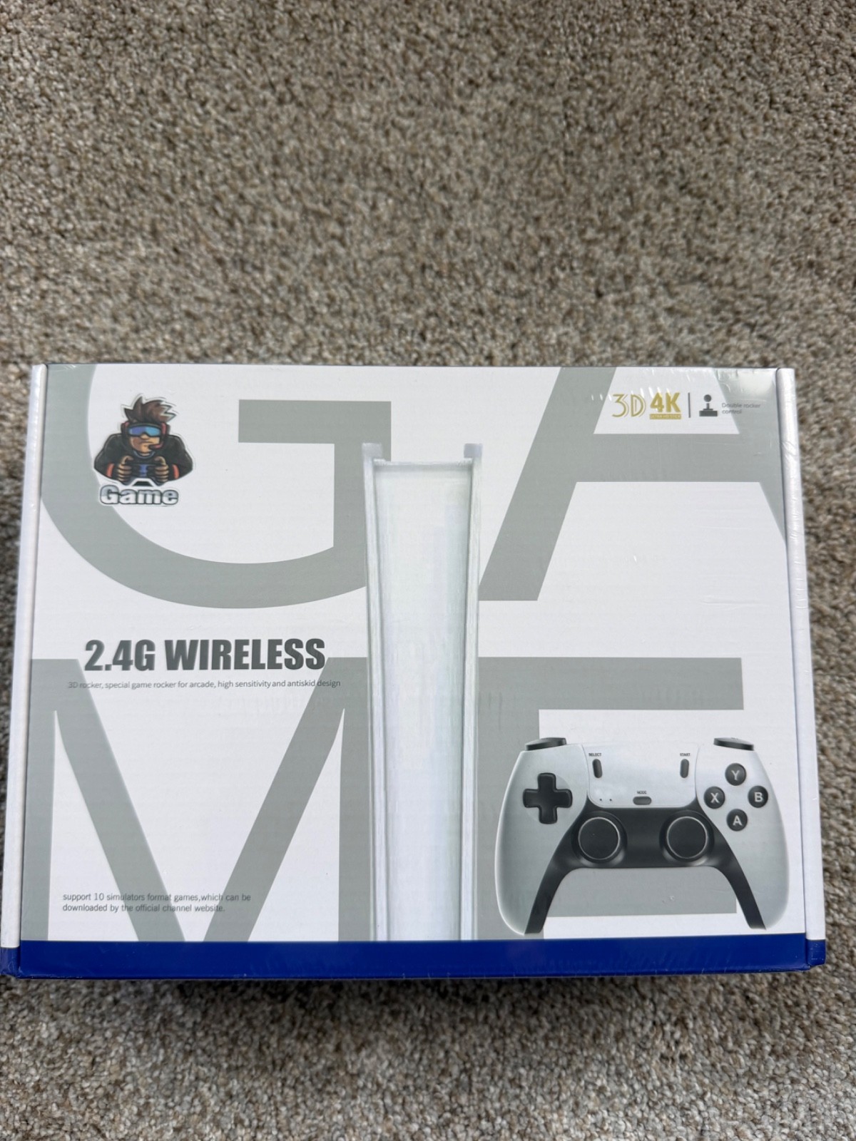 2.4G Wireless 3D 4K Ultra HD Stick With Dual Rocker – Video Game Console Set