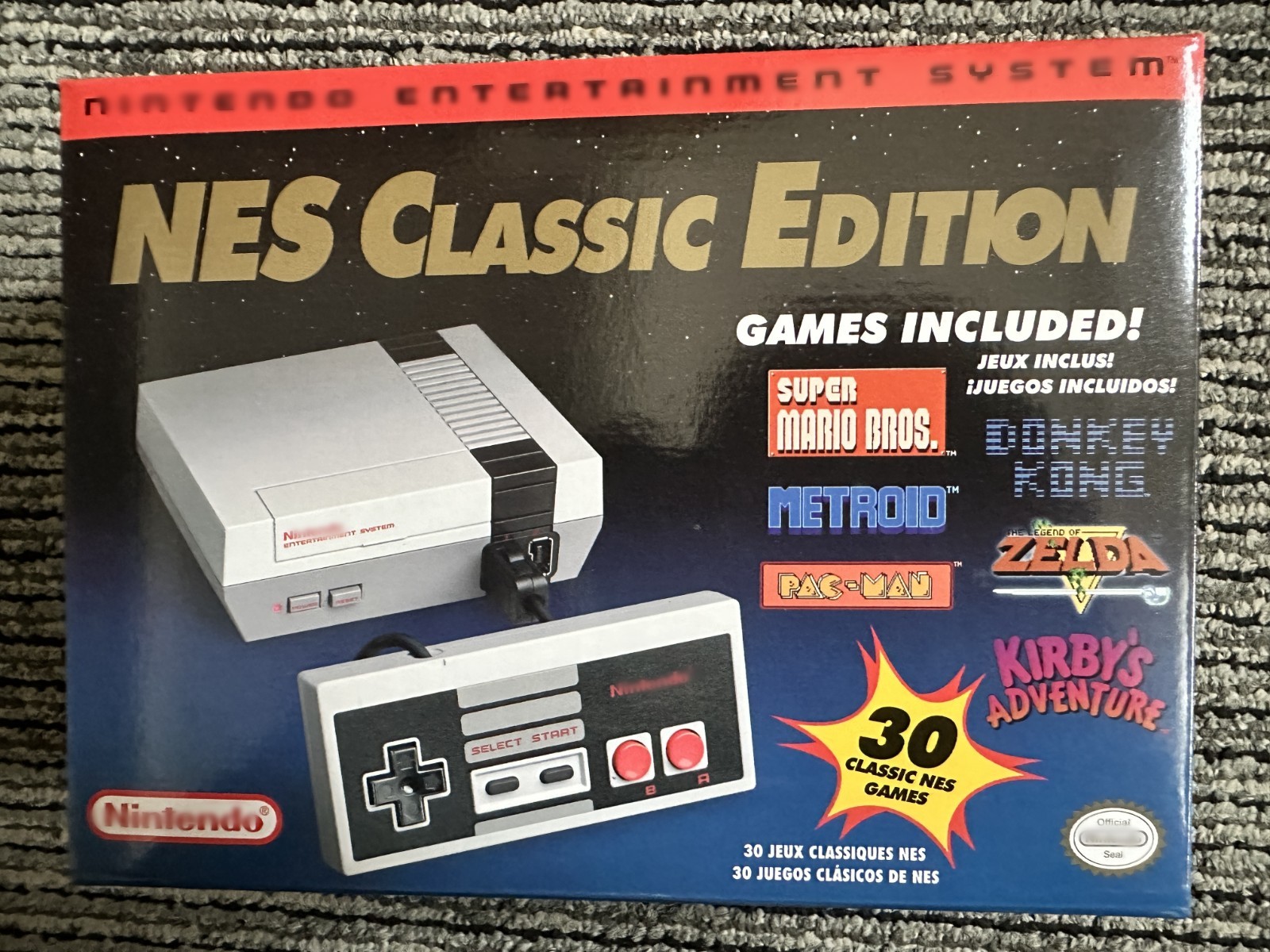 Nintendo Entertainment System NES Classic Edition-30 Game – Console Controller