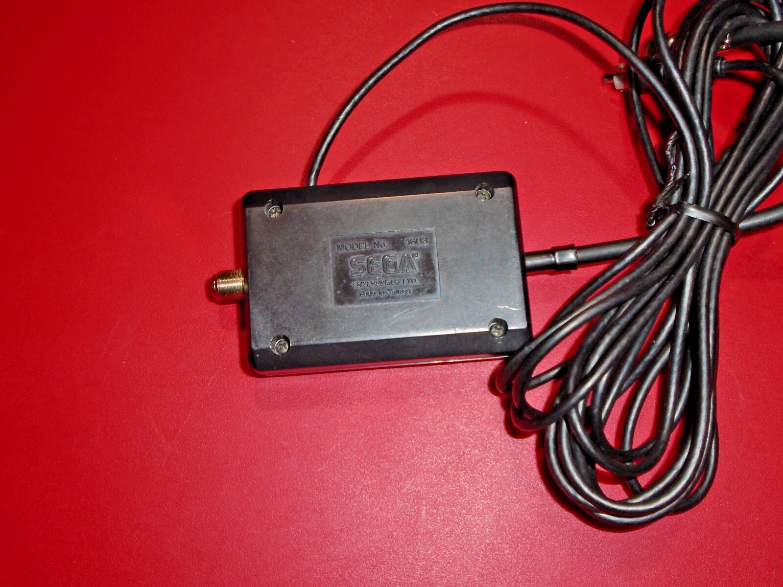 Sega Genesis Model 1 (1601) Bundle Power Base Converter (1620) AC RF Controller+
