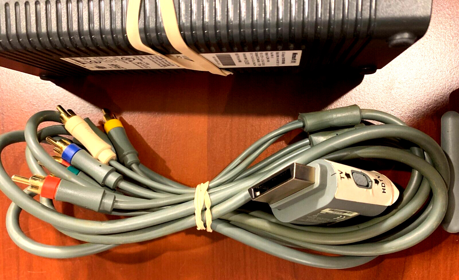Microsoft Xbox 360 Accessory Bundle – power, RCA, networking, remote, cam, more