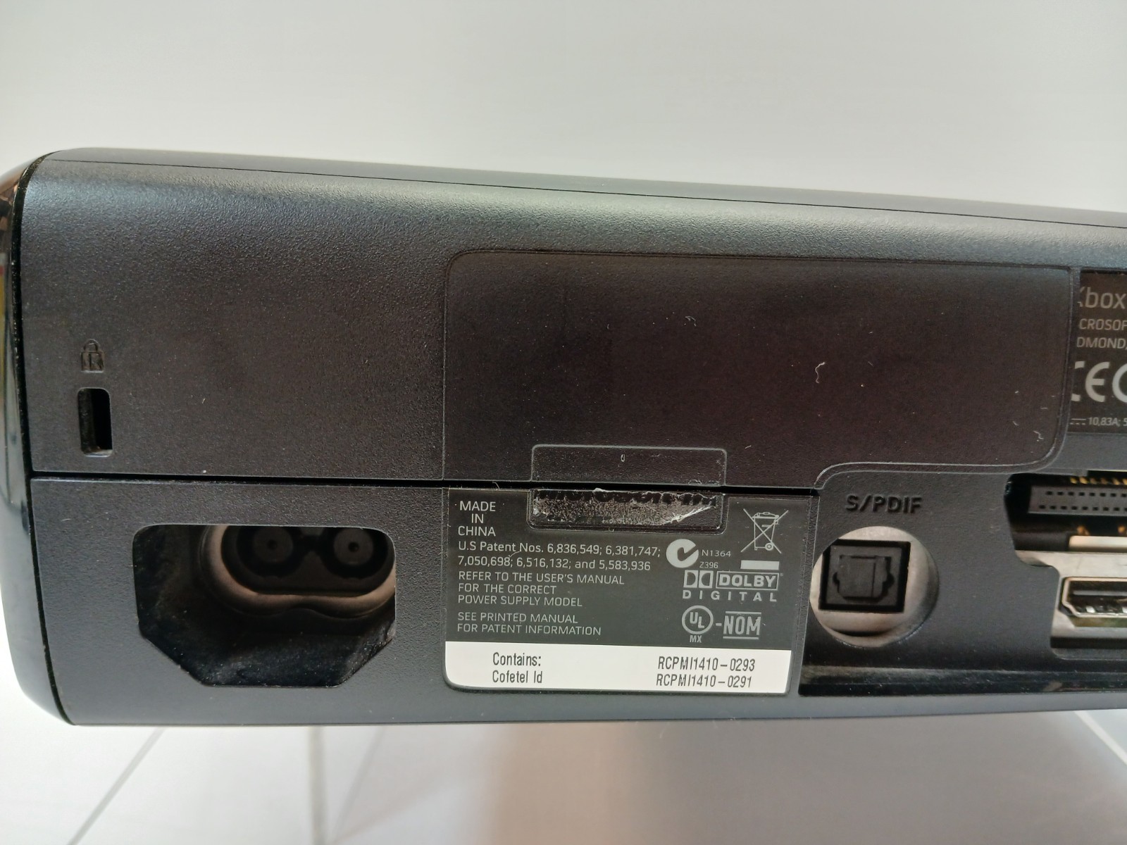 Xbox 360 S Console W Controller Power & AV Cords GREAT CONDITION TESTED