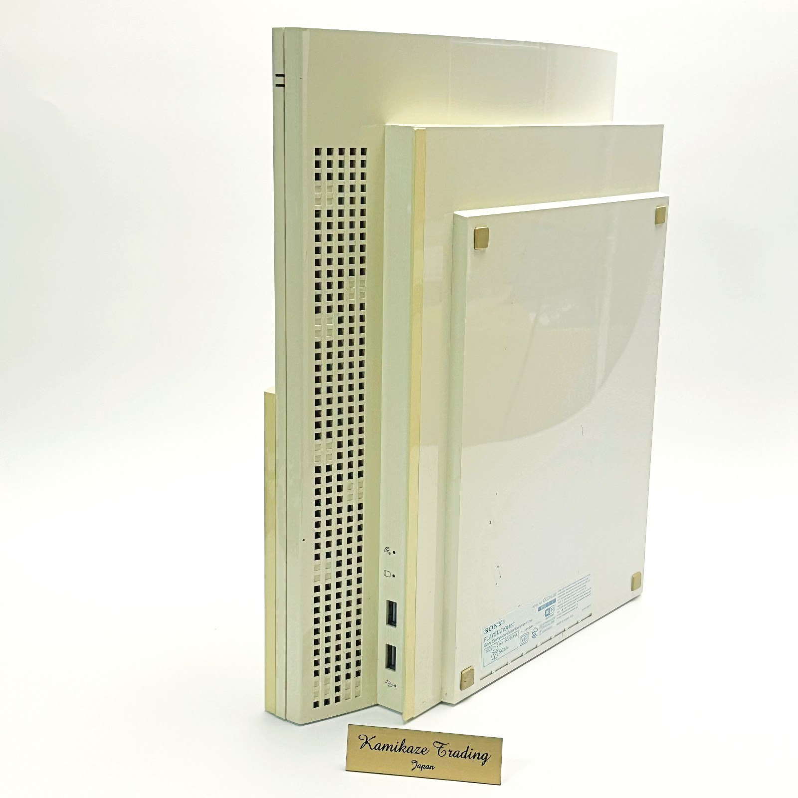 PS3 Ceramic White 80GB CECHL Console Full Accessories PlayStation 3 Fat [CC]