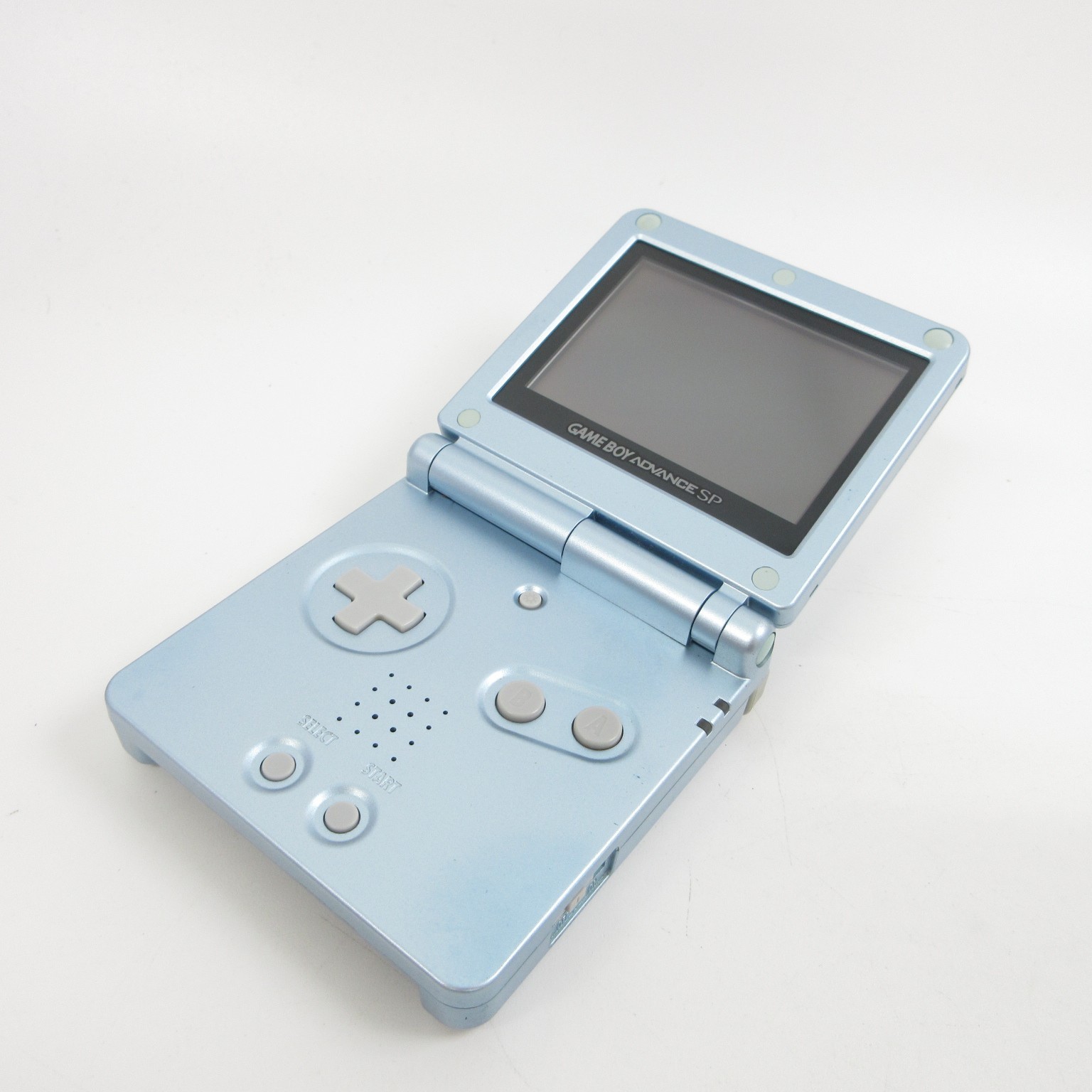 【Excellent】Nintendo GameBoy Advance SP Pearl Blue GBA Console #RET08/0608/01