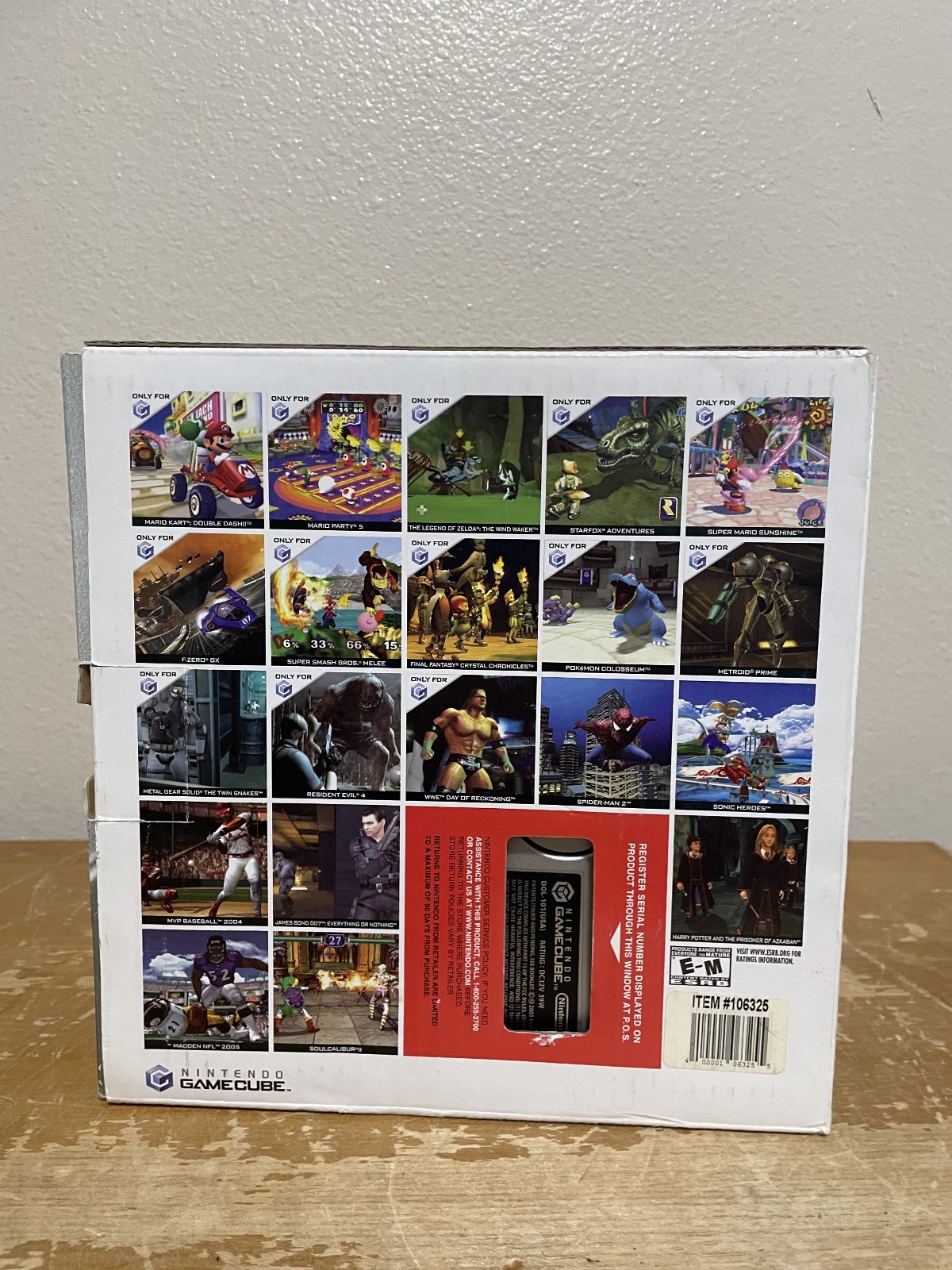 Nintendo GameCube Limited Edition Platinum Silver DOL-101 Complete In Box Tested
