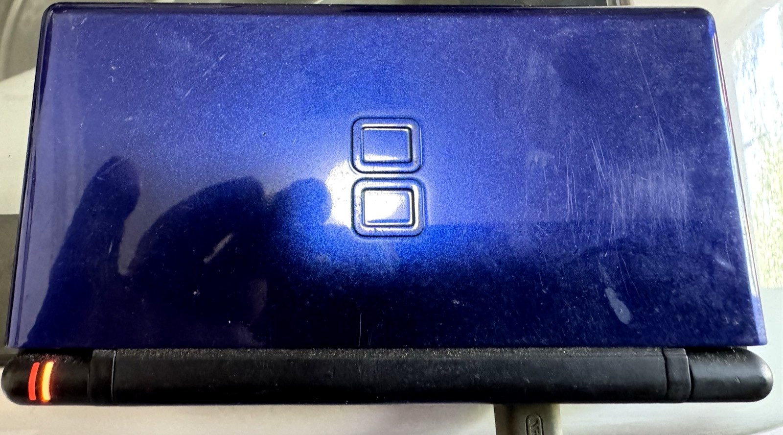 Nintendo DS Lite Handheld System Blue/Black w/ AC Adapter Charger