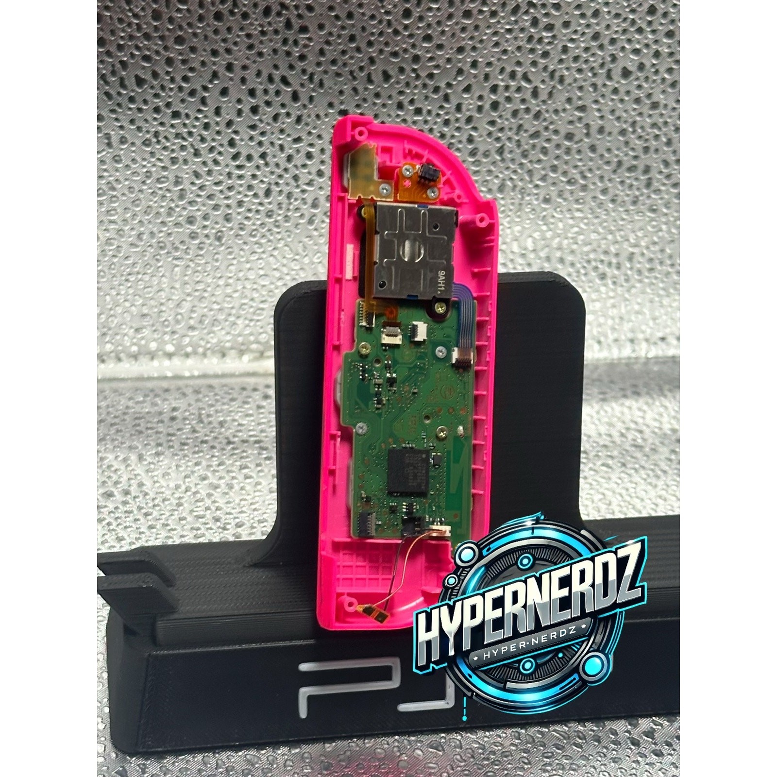 OEM Nintendo Switch Left Joy-Con Neon Pink Parts Repair Disassembled