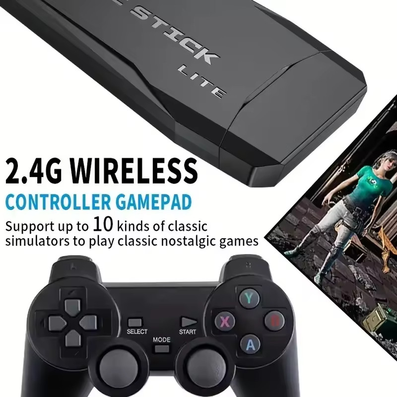 Retro Game Console 4K HDMI Output Plug and Play 20000+ Game Gamepad Controllers