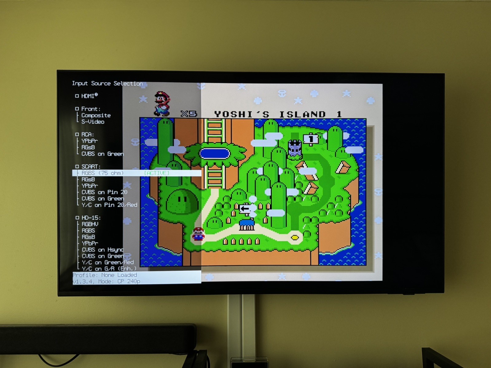 SNES Jr 1CHIP Console Only-RGB/Multi-Color Power Light/Recap-VR/Ghosting Fix+++