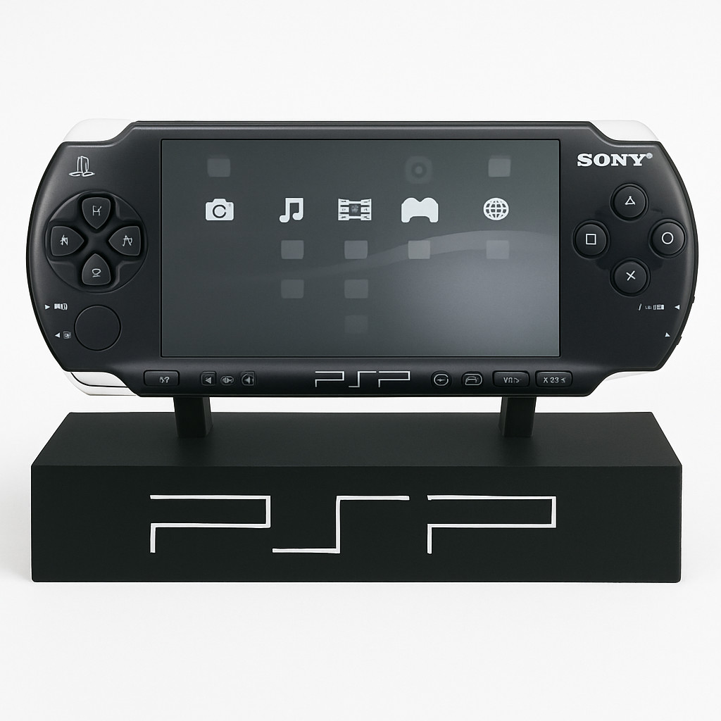 Sony PSP 2000/3000 Display Stand With PSP Game Holder 3D Printed Holds 15 Games
