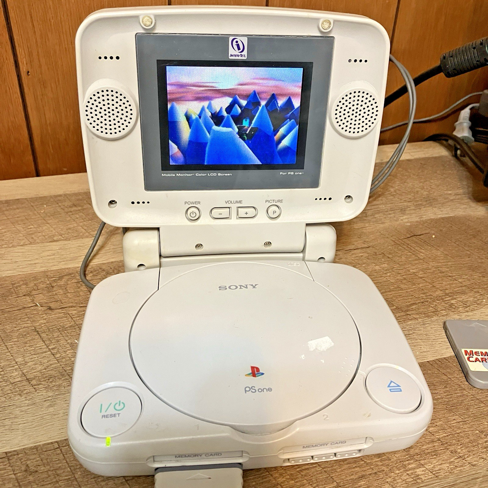 Sony PlayStation PSone SCPH-101 Console InterAct Monitor Screen Set – TESTED
