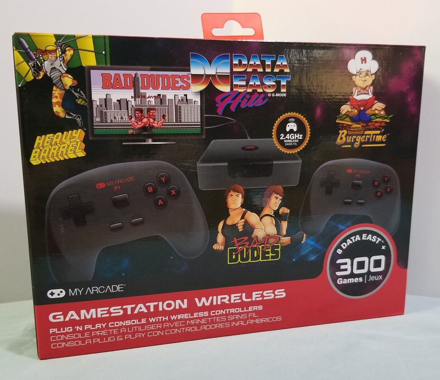 Date East Gamestation Wireless 300 Games Plug ‘N Play Console B-Wings Bad Dudes