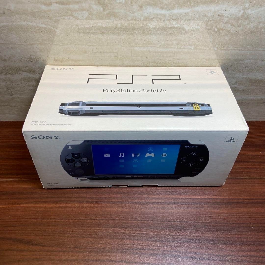 PSP 1000 console, black 4214 From Japan