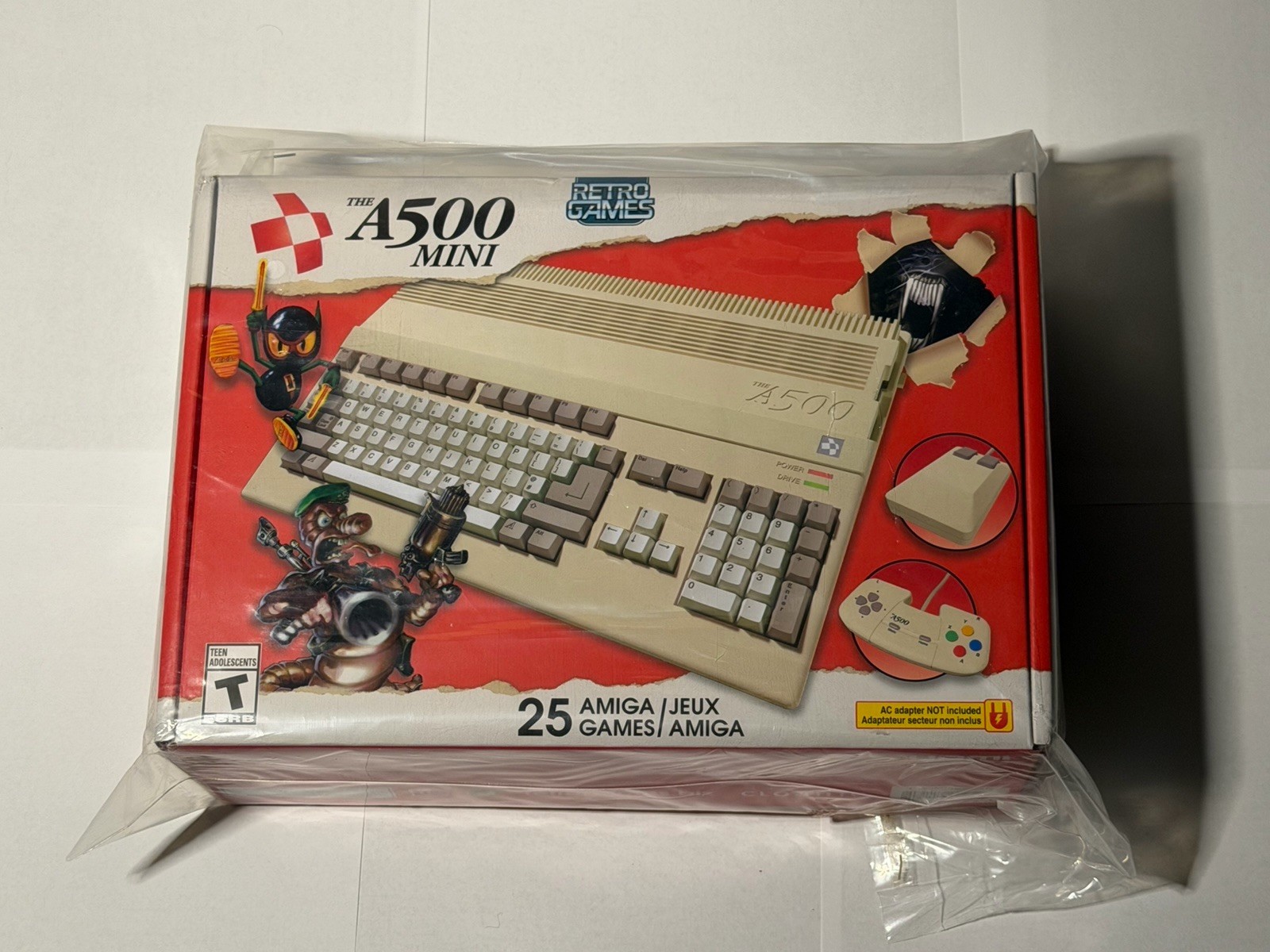 Retro Games The A500 Mini 25 Amiga Games Unopened NEW Factory Sealed