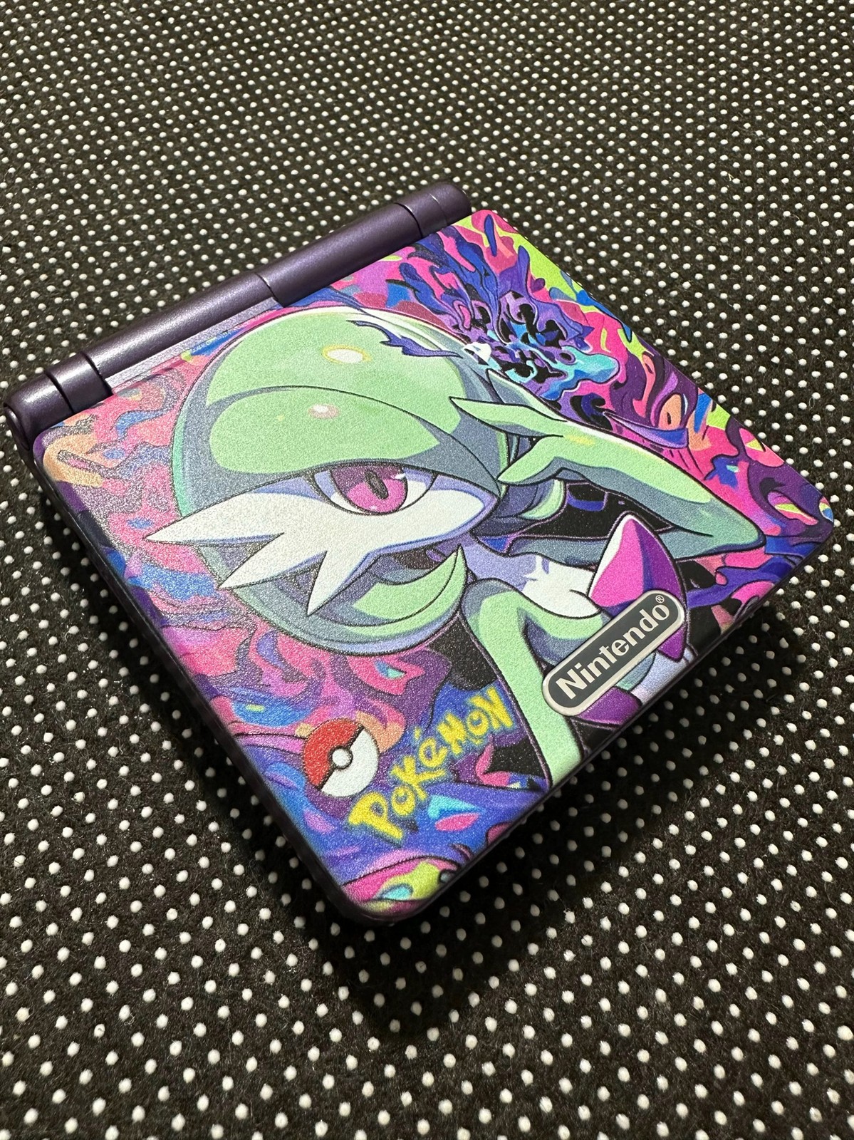 Nintendo Gameboy Advanced SP IPS Gardevoir Pokemons Custom Adjust Brightness