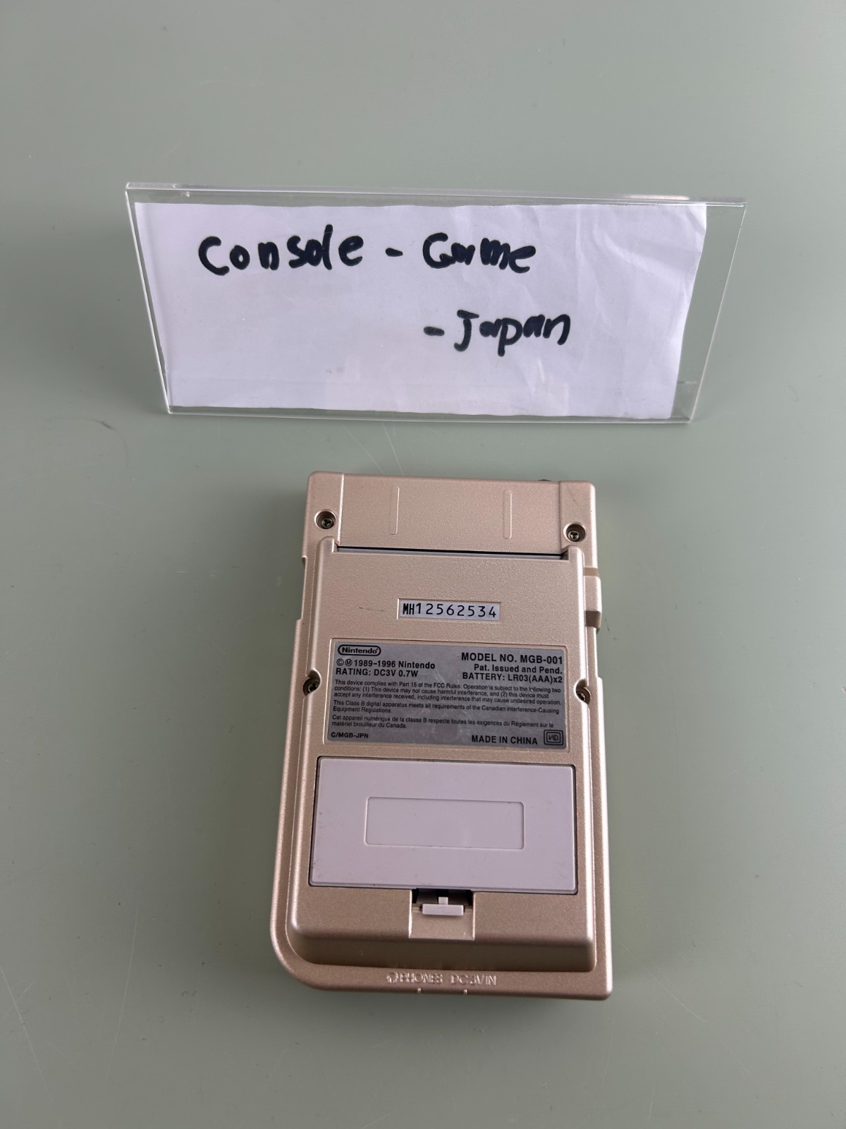 Gameboy Pocket Gold console Tested From Japan