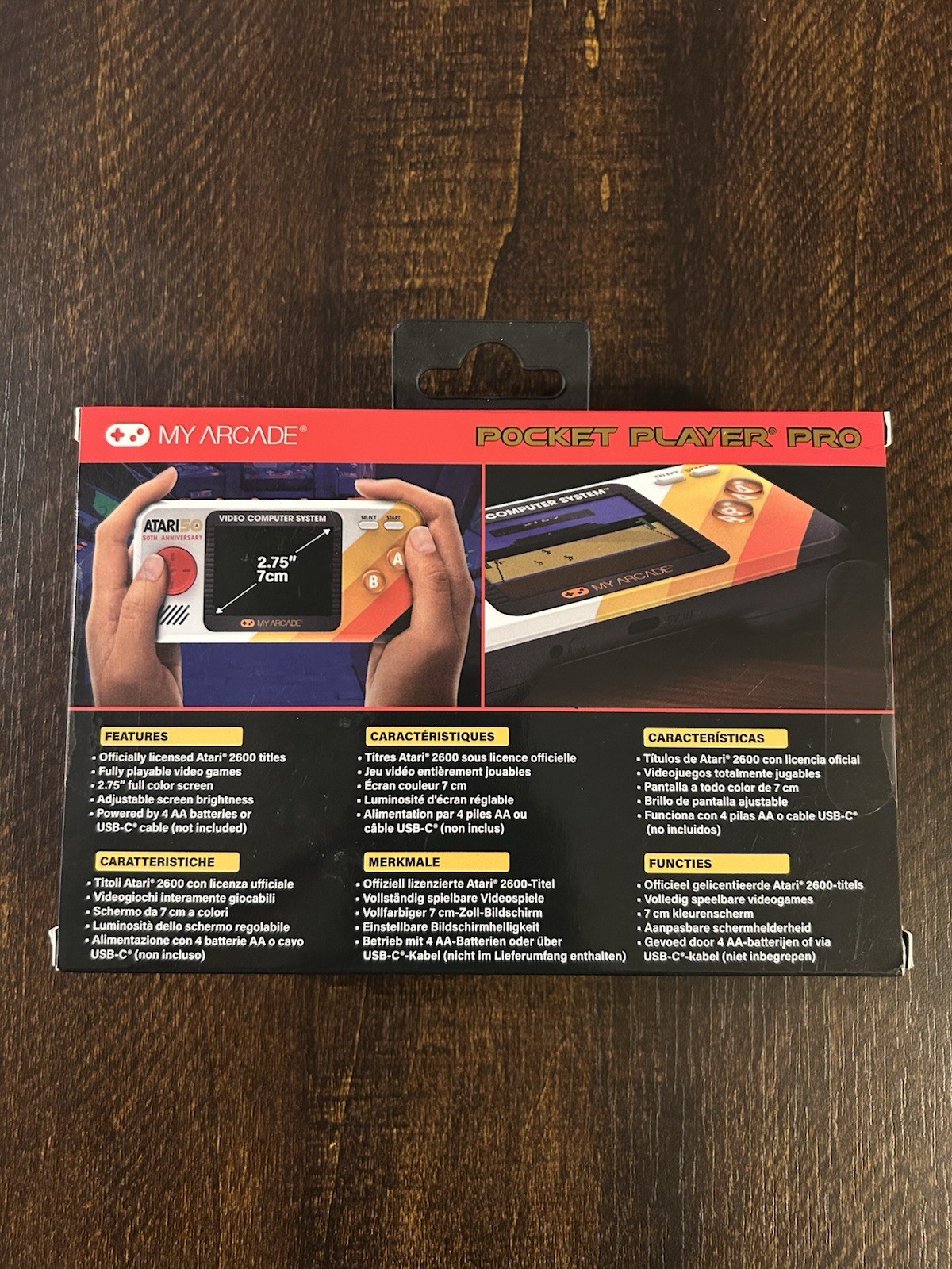 My Arcade Pocket Player Atari 50th