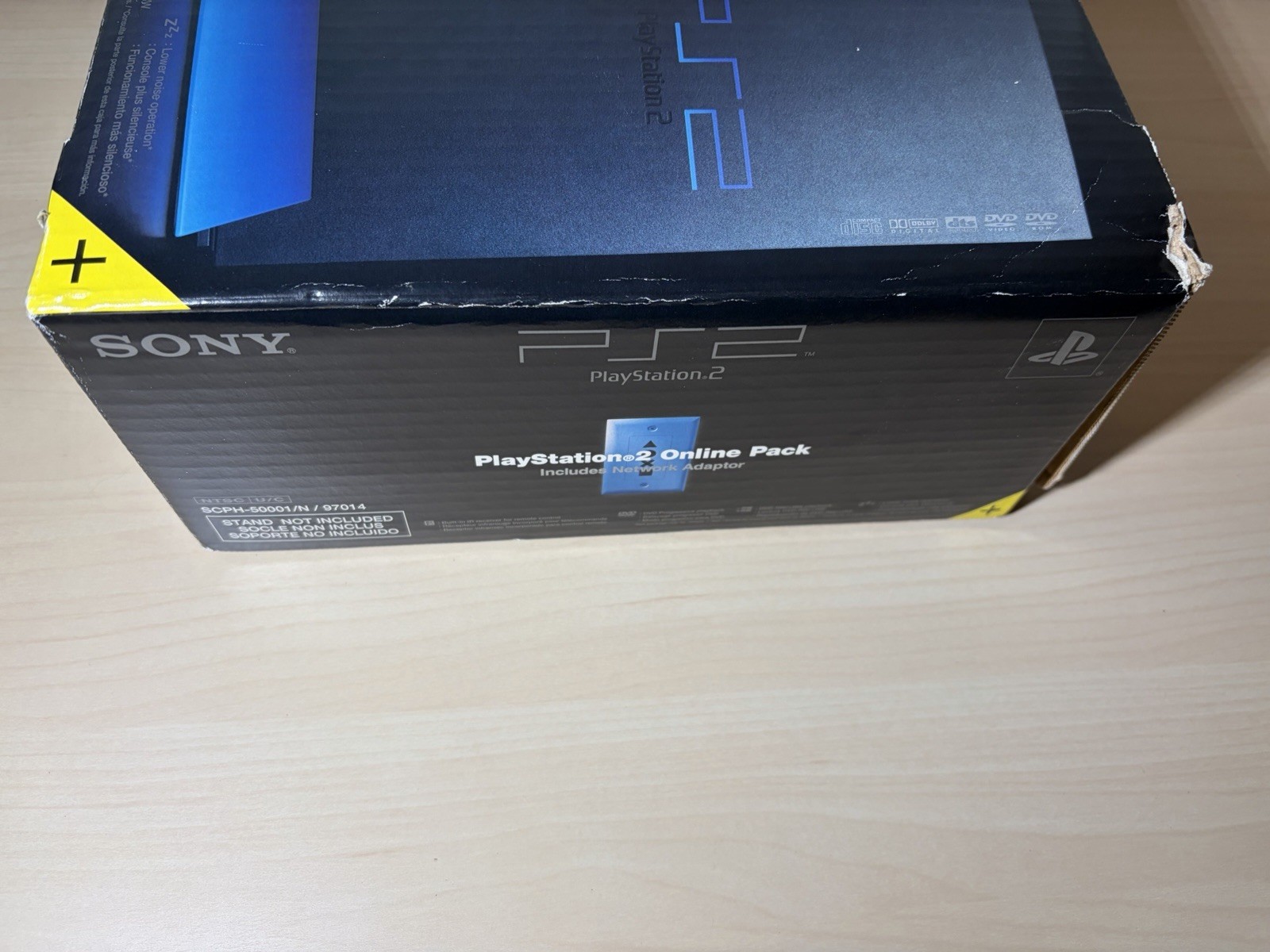 Sony PlayStation 2 PS2 Console SCPH-50001 Network Adapter Complete Near Mint