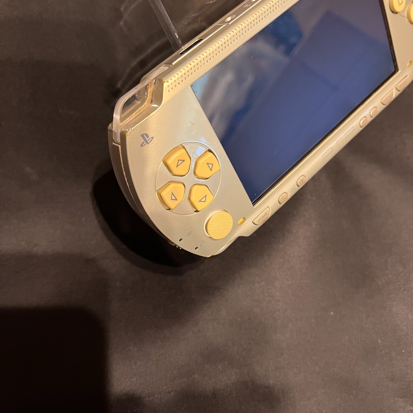 SONY PSP-1000 Gold Console Only – Tested & Working – RANK-B