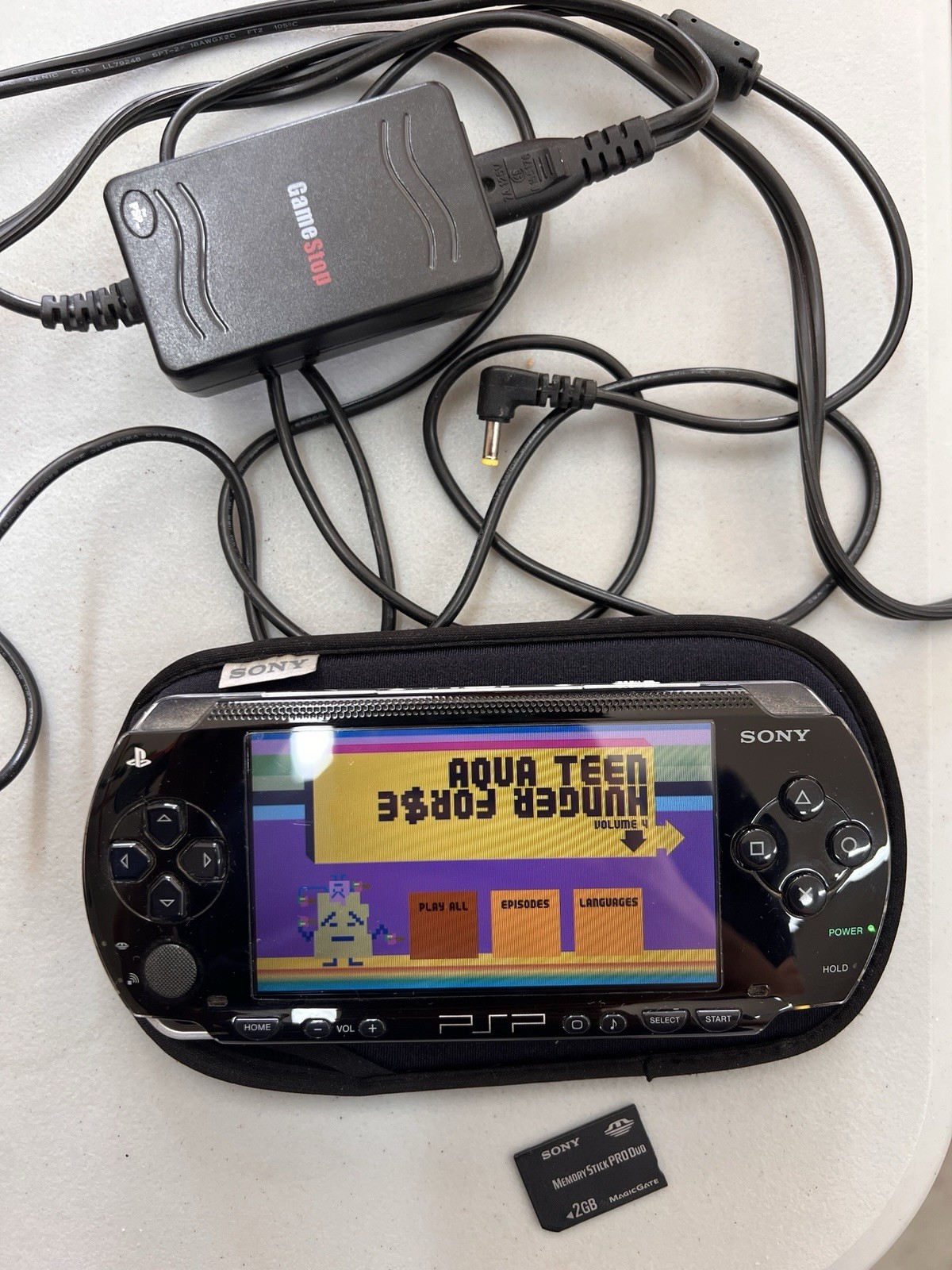 PSP PlayStation Portable Video Game 🎮 System Console 1001 2GB Memory Stick
