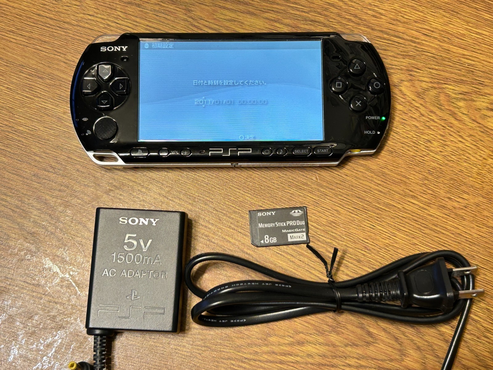 EXCELLENT Sony PSP 3000 Handheld System BLACK JAPAN Region Free