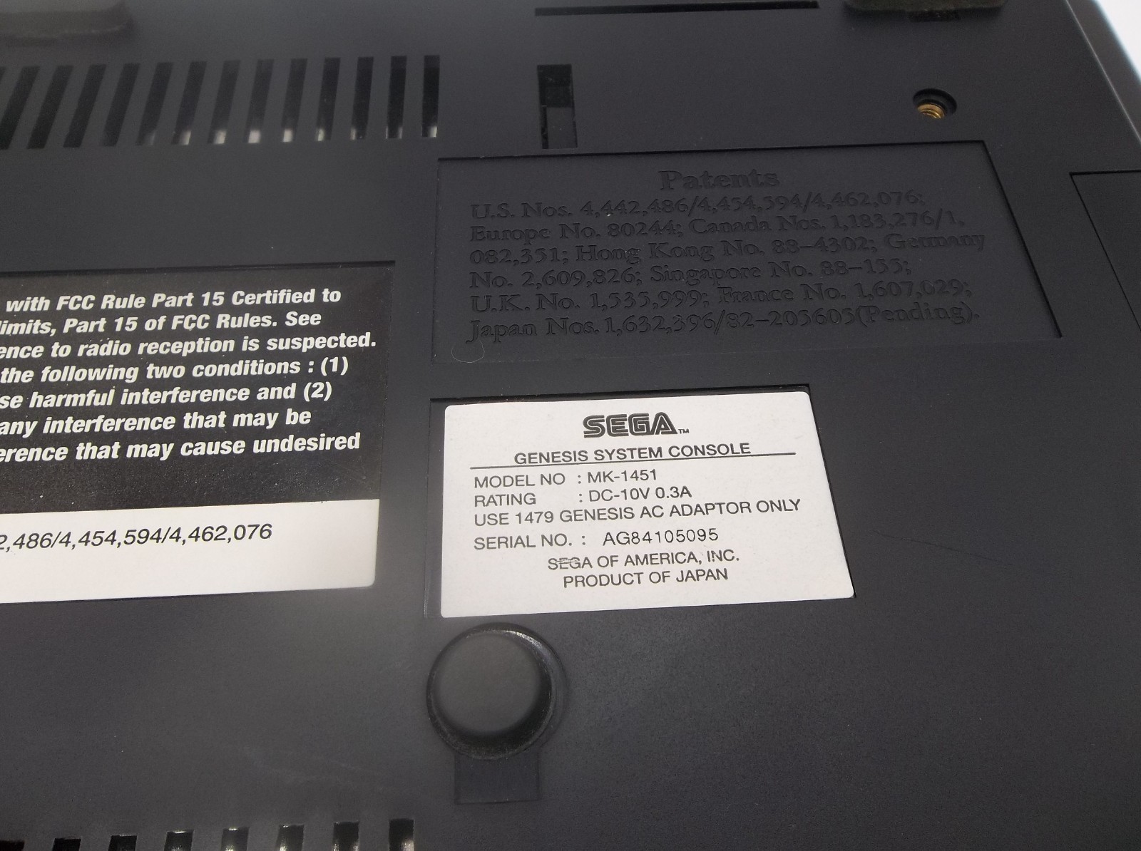 Sega Genesis 2 Core System Console Majesco MK-1451 RARE VA4 MOBO- Excellent Cond