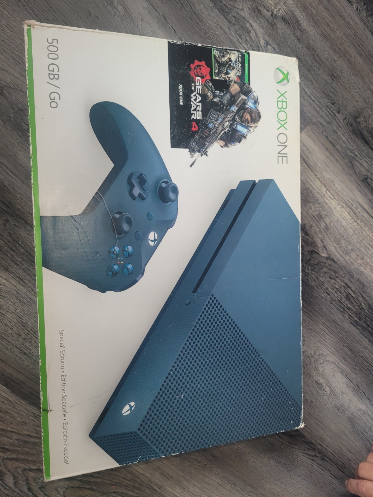 Microsoft Xbox One S Blue Console 500GB 4K UHD HDMI Connectivity