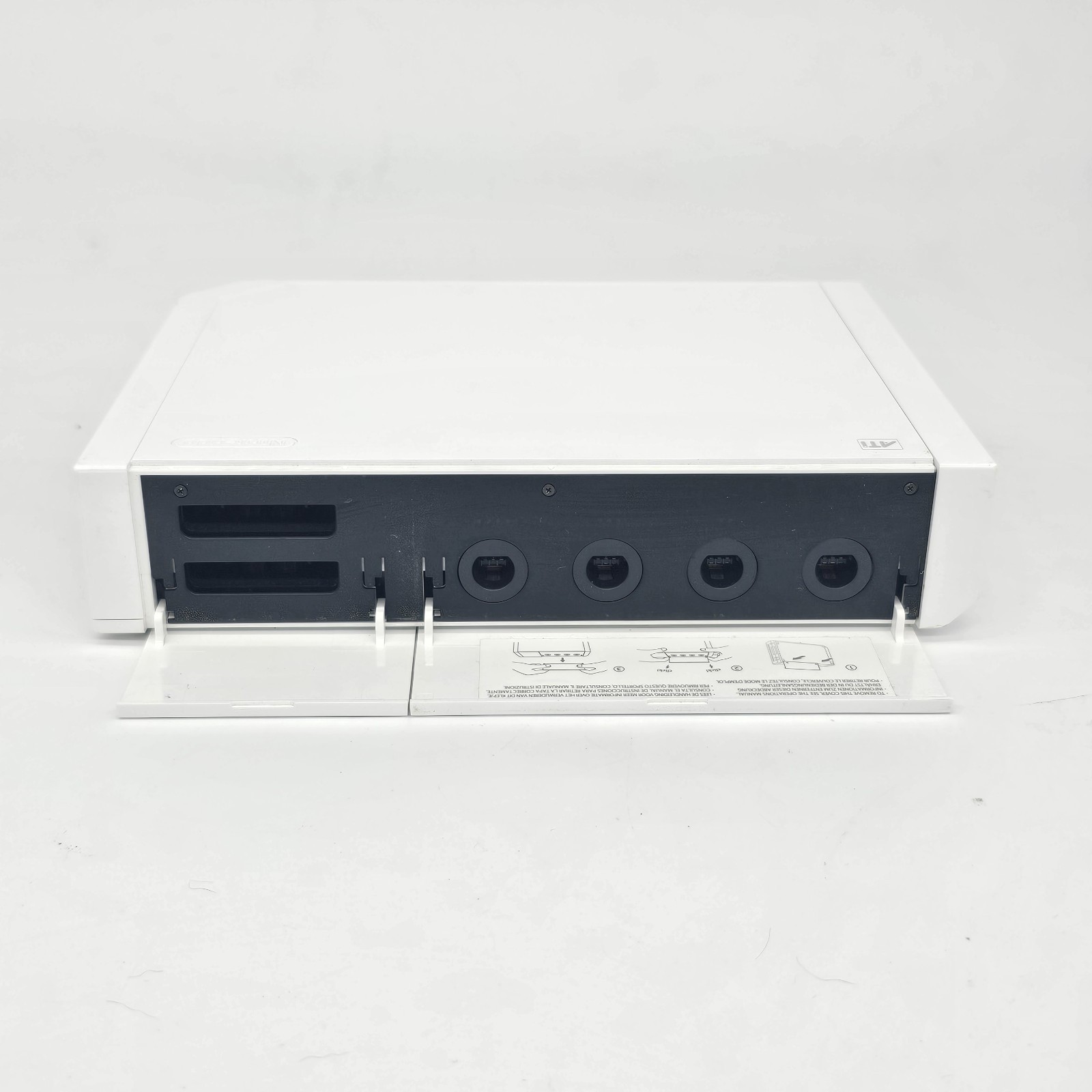 Nintendo Wii White Console RVL-001 Bundle & Wii Sports Disc GameCube Compatible