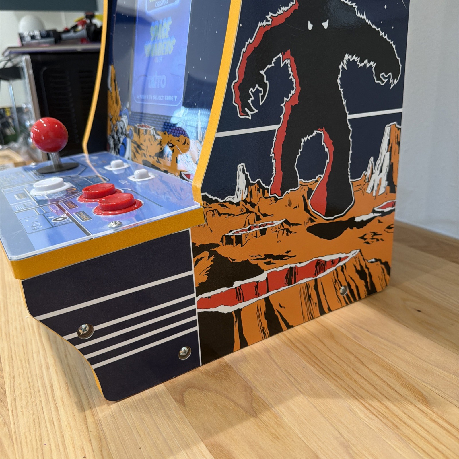 Arcade 1Up Space Invaders Counter-Cade – Tested & Working