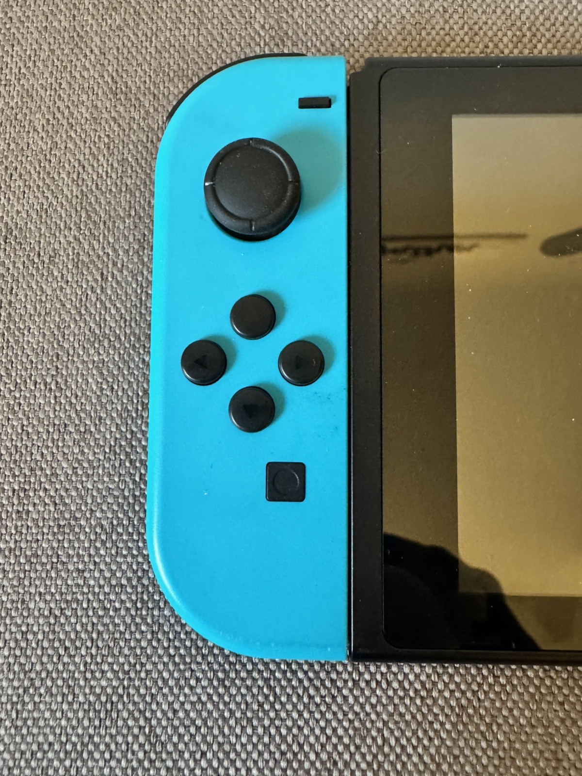 Nintendo Switch v2 Handheld Game Console Only HAC-001(-01) Black Bad Joycon READ