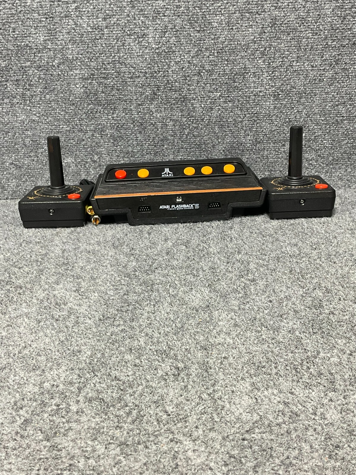Atari Flashback 5 Console Classic Games 2 Controllers Adapter Used