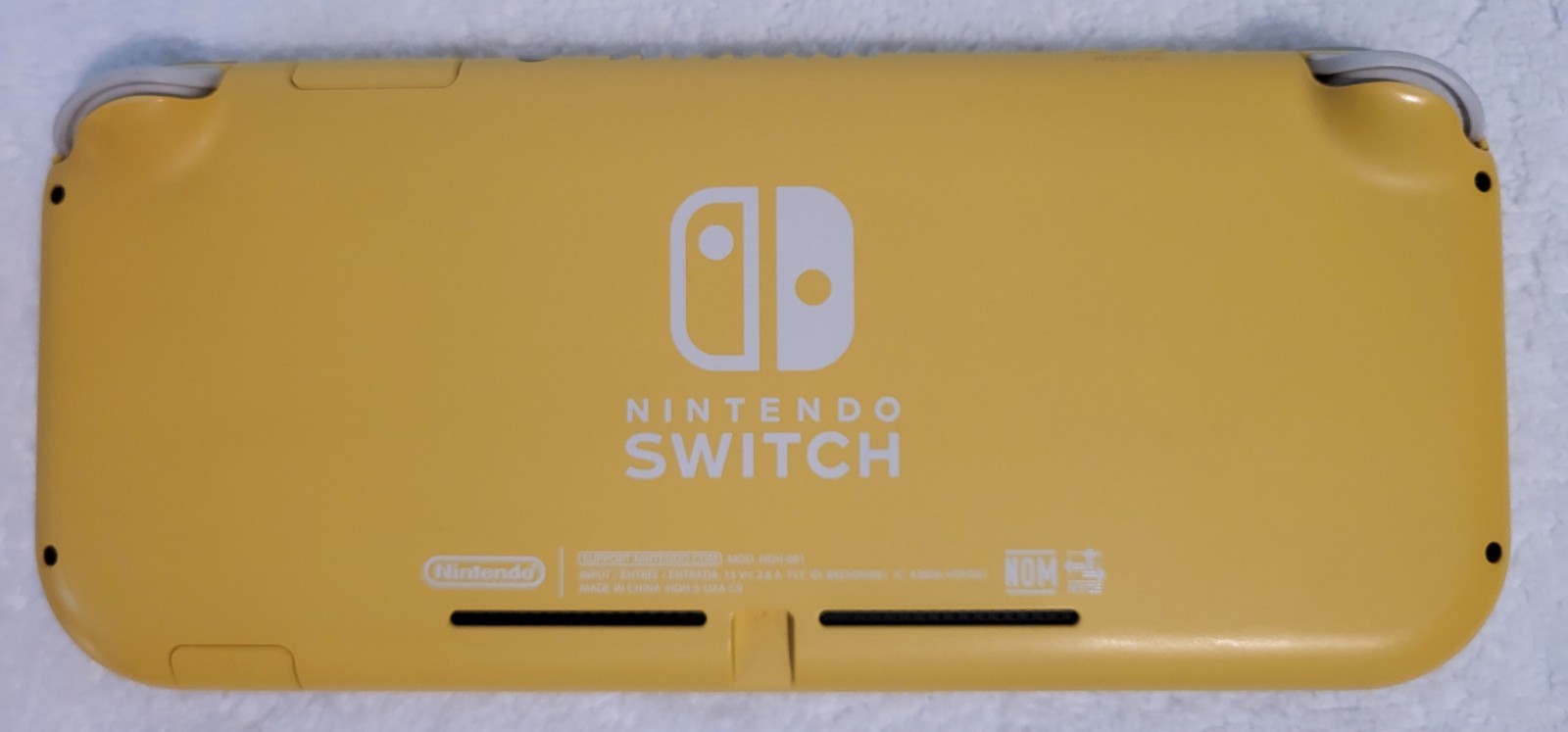 Nintendo Switch Lite Yellow Console System w/ Matching Box, OEM HDMI, & Manual
