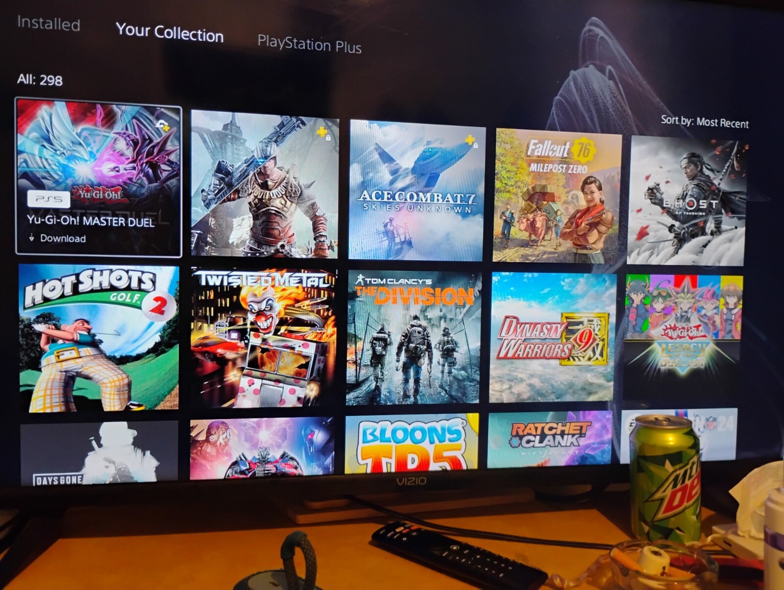 PS5,1tb External Hard Drive,3 Controllers,Rig Headset,My Account With 298 Games