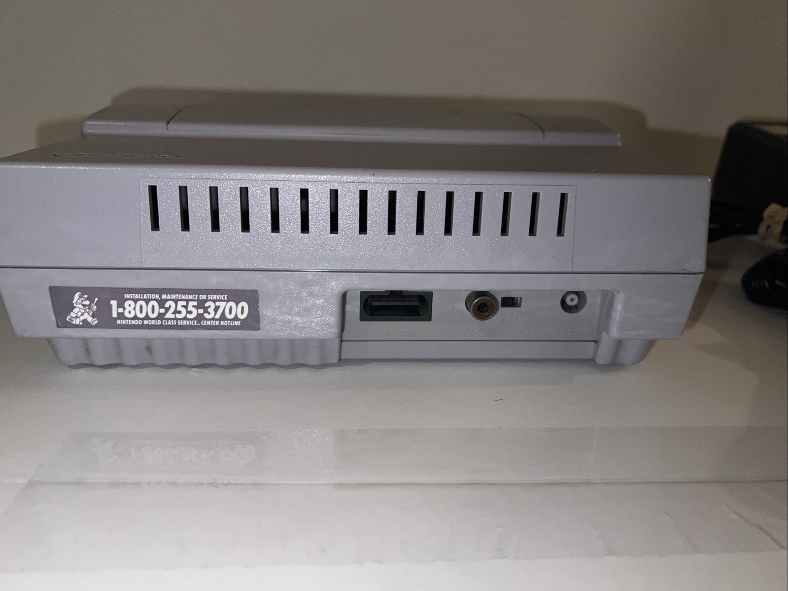Super Nintendo SNES Console Bundle With A Controller Power Supply & AV Cable