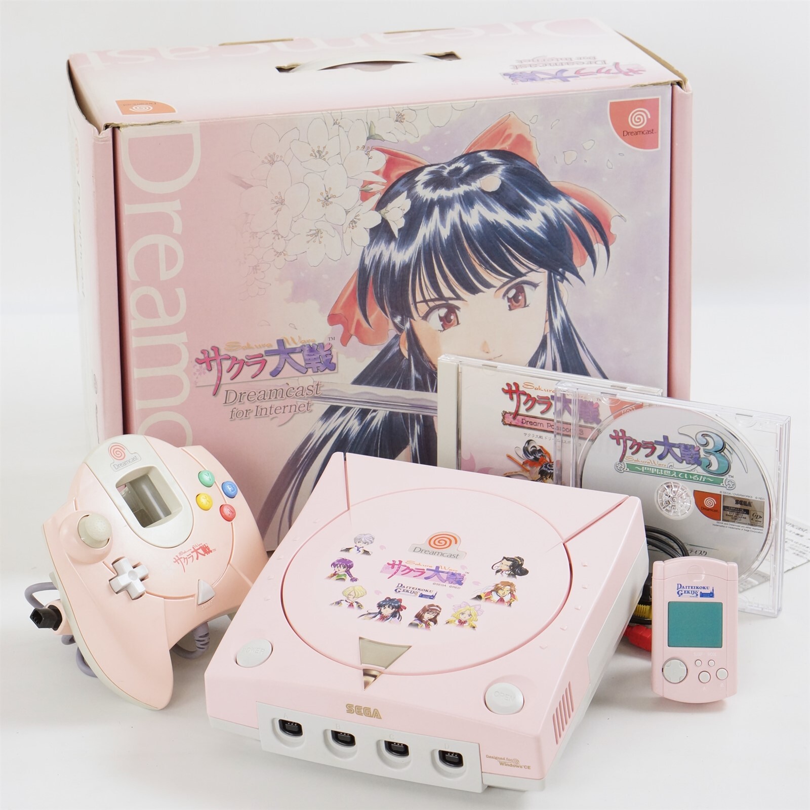 Dreamcast SAKURA WARS Limited Console Boxed Sega Tested System -NTSC-J- 12337611