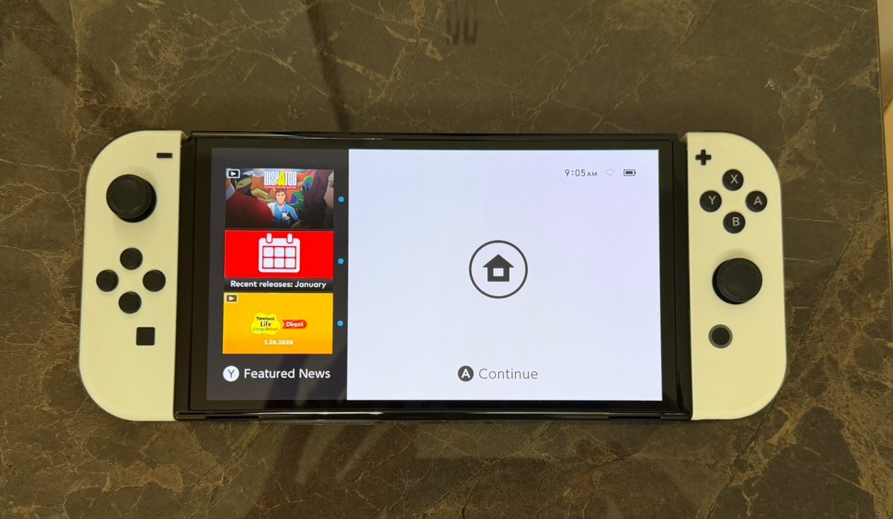Nintendo Switch OLED White Console White Joy-Con Dock Case Accessories